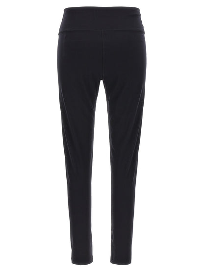 Activewear Leggings by Balenciaga for women in stretch polyamide black features an dynamic leggings with long and , showcasing functional reflective.