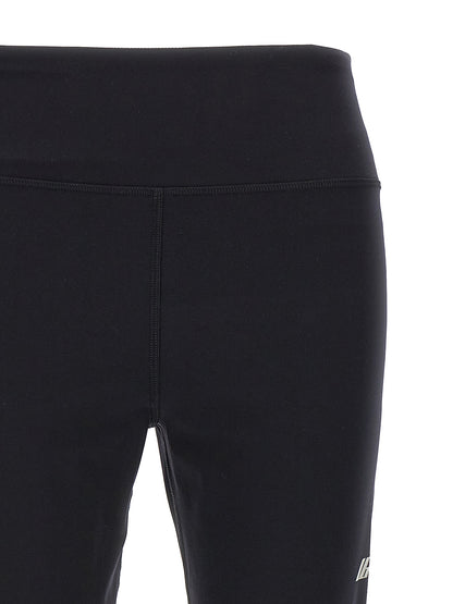 Activewear Leggings by Balenciaga for women in stretch polyamide black features an ergonomic leggings with reflective, highlighting a ergonomic and long for a premium, high-performance look.