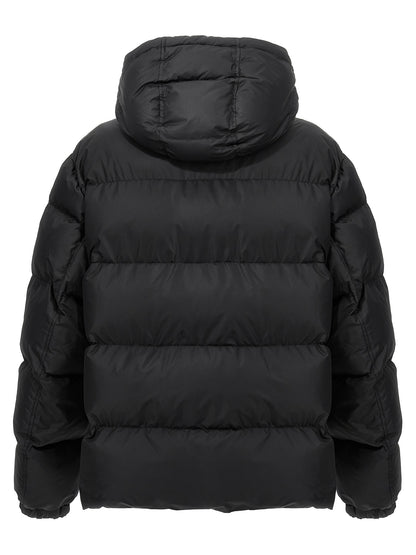 Dolce & Gabbana Men's Quilted Down Padded Polyester Puffer Jacket - Black