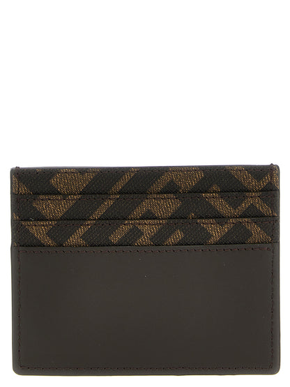 Cardholder Card Case by Fendi for men in bos taurus calf leather brown, patterned & print features an refined design, elegantly showcasing the refined Bos Taurus Calf Leather Cardholder Card Case aesthetic while integrating sophisticated card-organization.