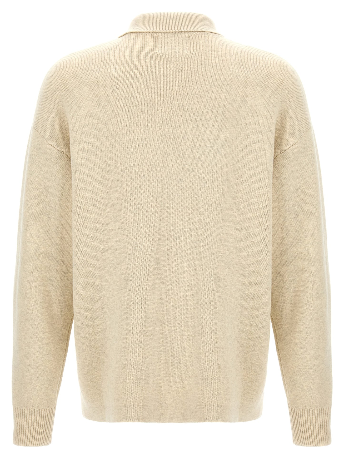 Cardigan by Isabel Marant for men in polyamide polyester viscose & cotton gray & jacquard features a dramatic silhouette, showcasing a sophisticated and dramatic detail for a timeless, premium look.