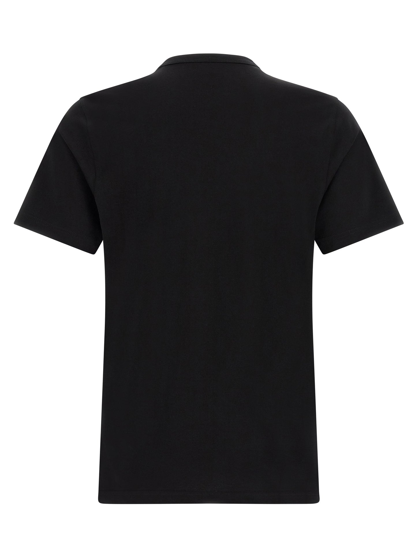 T-Shirt by Diesel for men in cotton black showcases a dramatic silhouette, elegantly detailed with a dramatic crew neckline and for a truly dramatic finish.