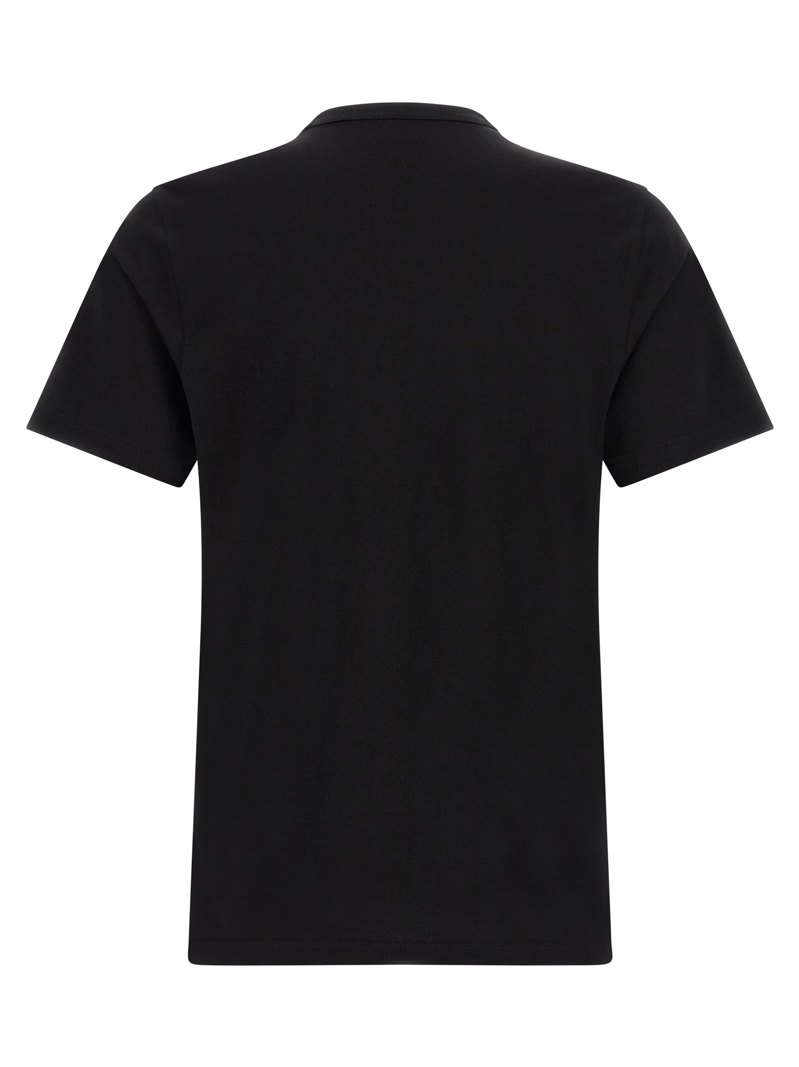 T-Shirt by Diesel for men in cotton black showcases a dramatic silhouette, elegantly detailed with a dramatic crew neckline and for a truly dramatic finish.