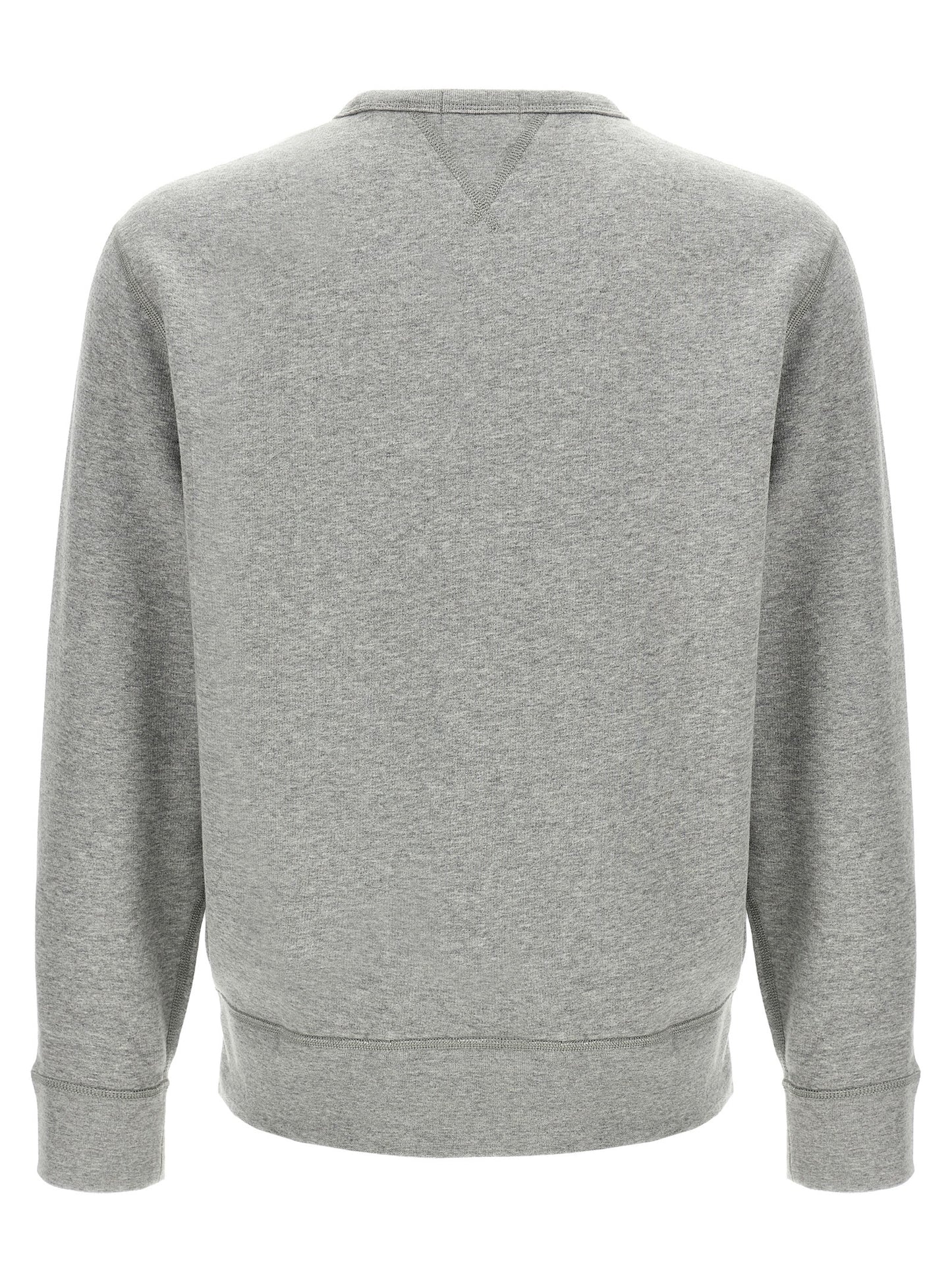 Sweatshirt by Polo Ralph Lauren for men in cotton polyester gray features an exquisite silhouette, showcasing and crew neckline details for a exquisite look.