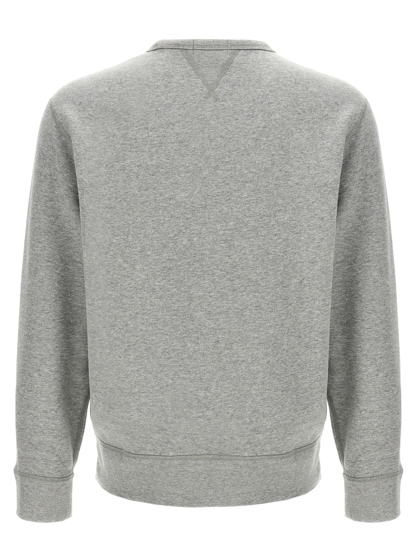 Sweatshirt by Polo Ralph Lauren for men in cotton polyester gray features an exquisite silhouette, showcasing and crew neckline details for a exquisite look.