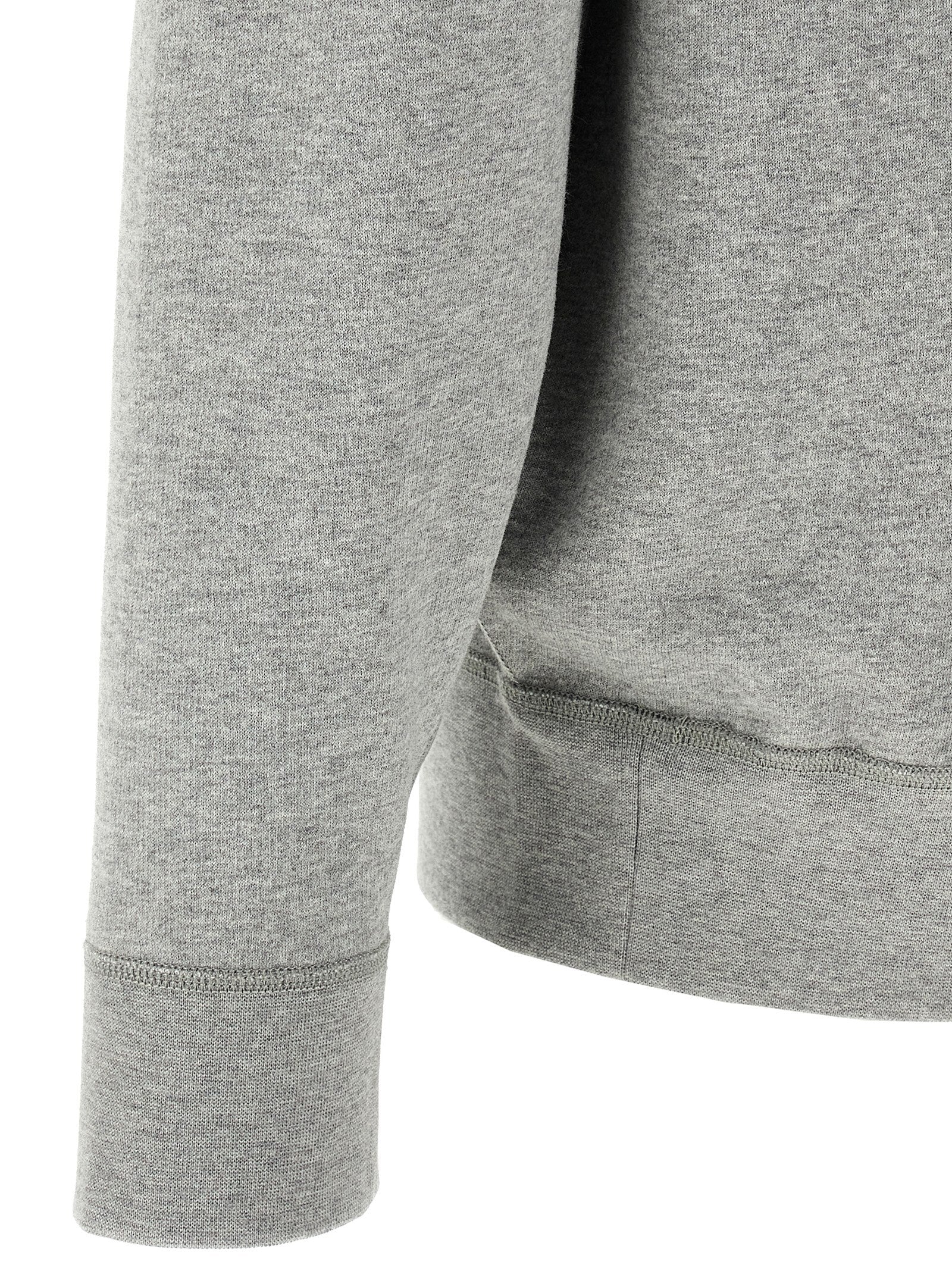 Sweatshirt by Polo Ralph Lauren for men in cotton polyester gray showcases a slouchy chic silhouette, artfully detailed with a slouchy chic and for a slouchy chic finish.
