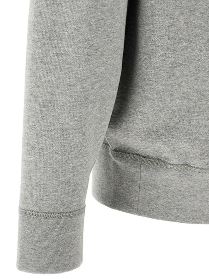Sweatshirt by Polo Ralph Lauren for men in cotton polyester gray showcases a slouchy chic silhouette, artfully detailed with a slouchy chic and for a slouchy chic finish.