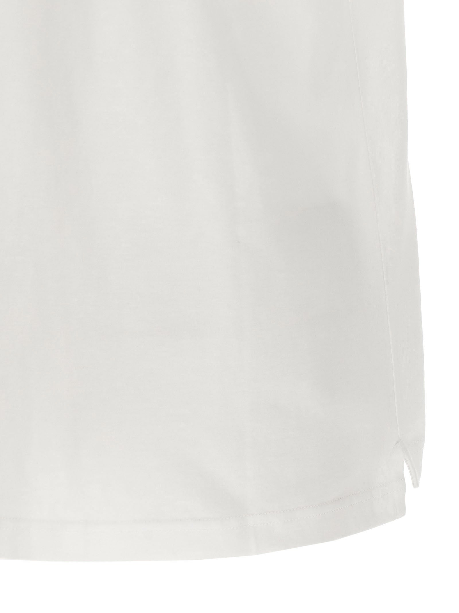T-Shirt by Diesel for men in cotton white showcases a chic silhouette, artfully detailed with a chic crew neckline and for a chic finish.