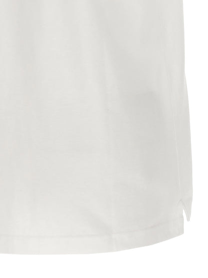 T-Shirt by Diesel for men in cotton white showcases a chic silhouette, artfully detailed with a chic crew neckline and for a chic finish.