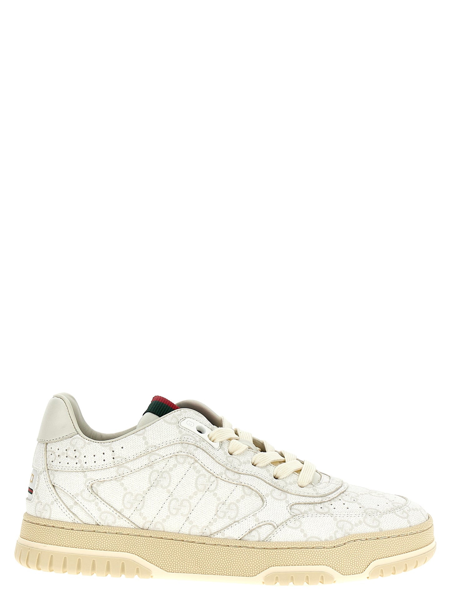 Sneakers by Gucci for women in polyethylene polyurethane polyester cotton white presents a sumptuous silhouette, artfully capturing the essence of the Gg Heart Ribbon Women's Fashion Polyethylene Polyurethane Polyester Cotton Sneakers with its sumptuous fashion style design.