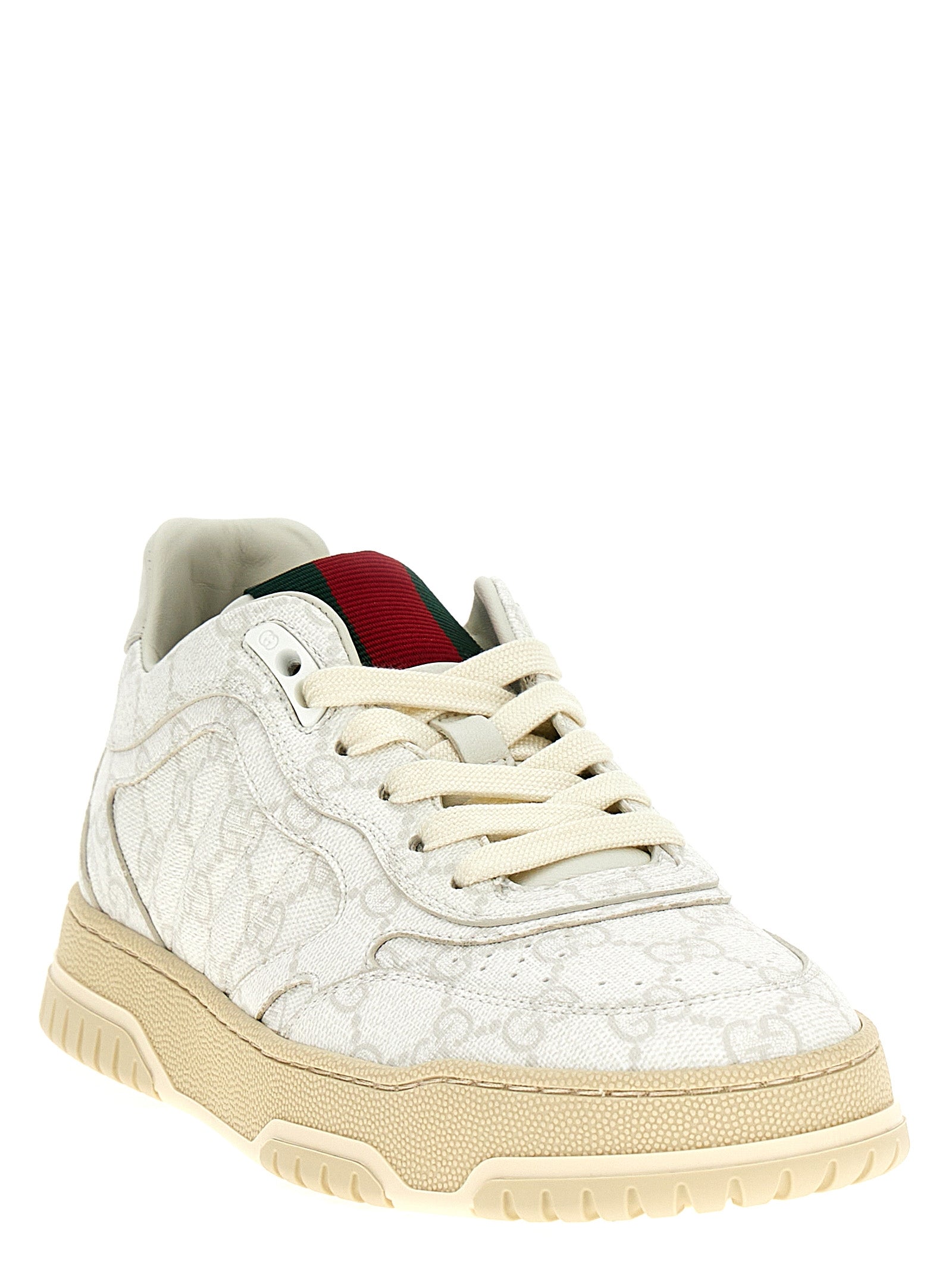 Sneakers by Gucci for women in polyethylene polyurethane polyester cotton white features an fashionable silhouette, showcasing the premium Gg Heart Ribbon Women's Fashion Polyethylene Polyurethane Polyester Cotton Sneakers in a fashionable fashion style that offers a fashionable finish for refined style.