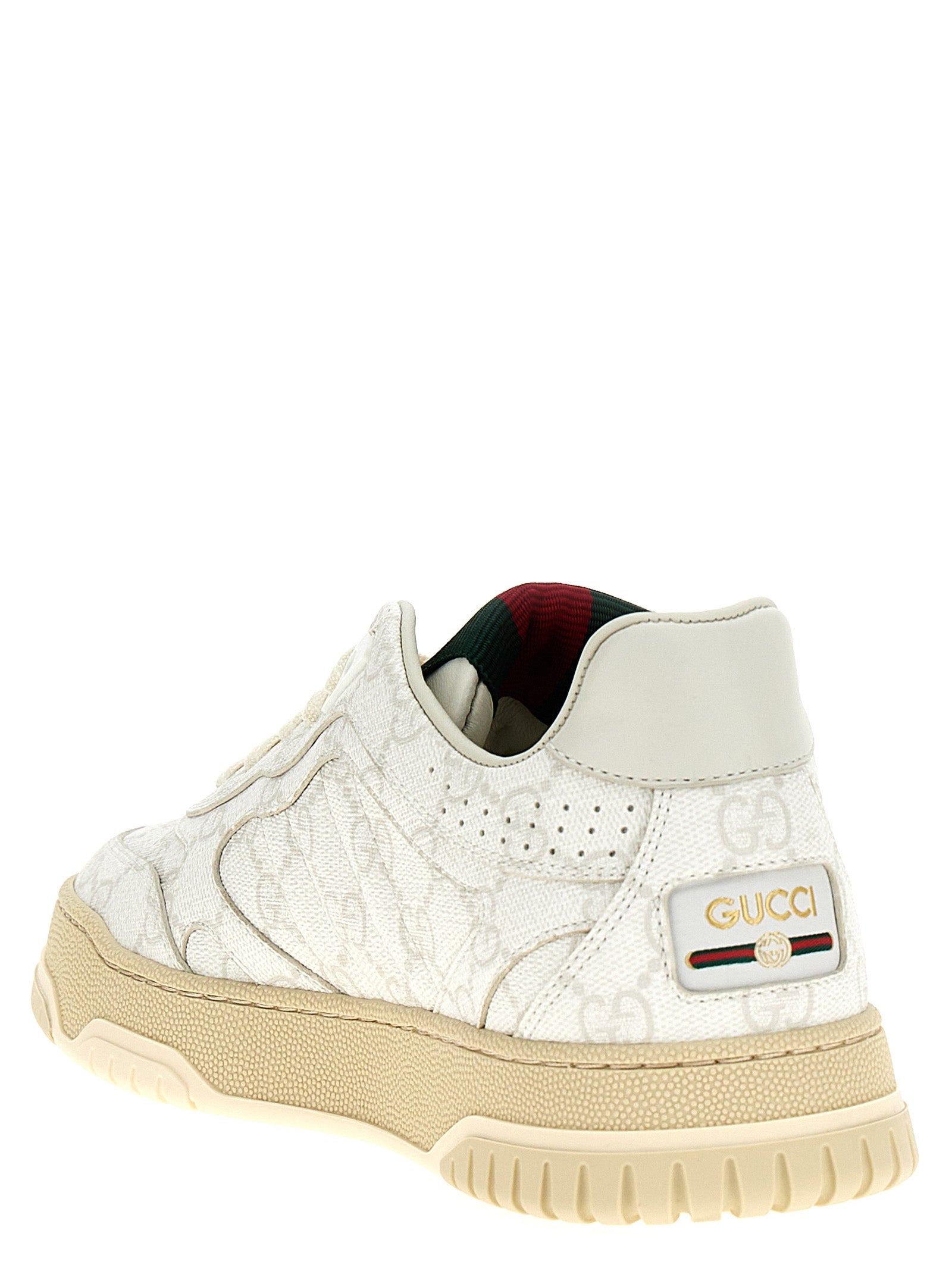 Sneakers by Gucci for women in polyethylene polyurethane polyester cotton white presents a impeccable silhouette as Gg Heart Ribbon Women's Fashion Polyethylene Polyurethane Polyester Cotton Sneakers, expertly defined by a impeccable fashion style for a impeccable, high-fashion look.