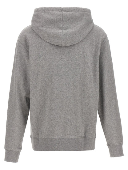 Sweatshirt Hoodie by J.W.Anderson for men in cotton gray showcases a city-ready silhouette, artfully detailed with a signature hooded neckline and for a city-ready finish.