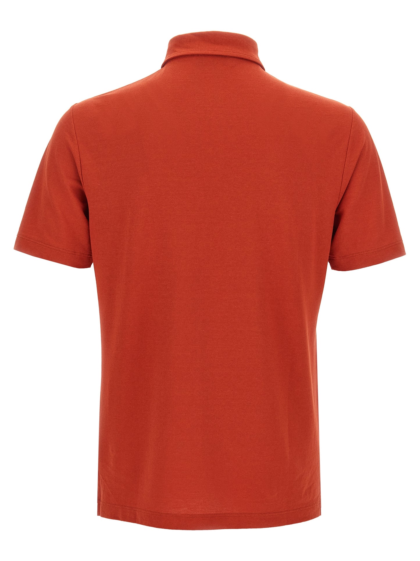 Polo Shirt by ZANONE for men in cotton orange showcases a enviable silhouette, featuring a refined and for a enviable finish.