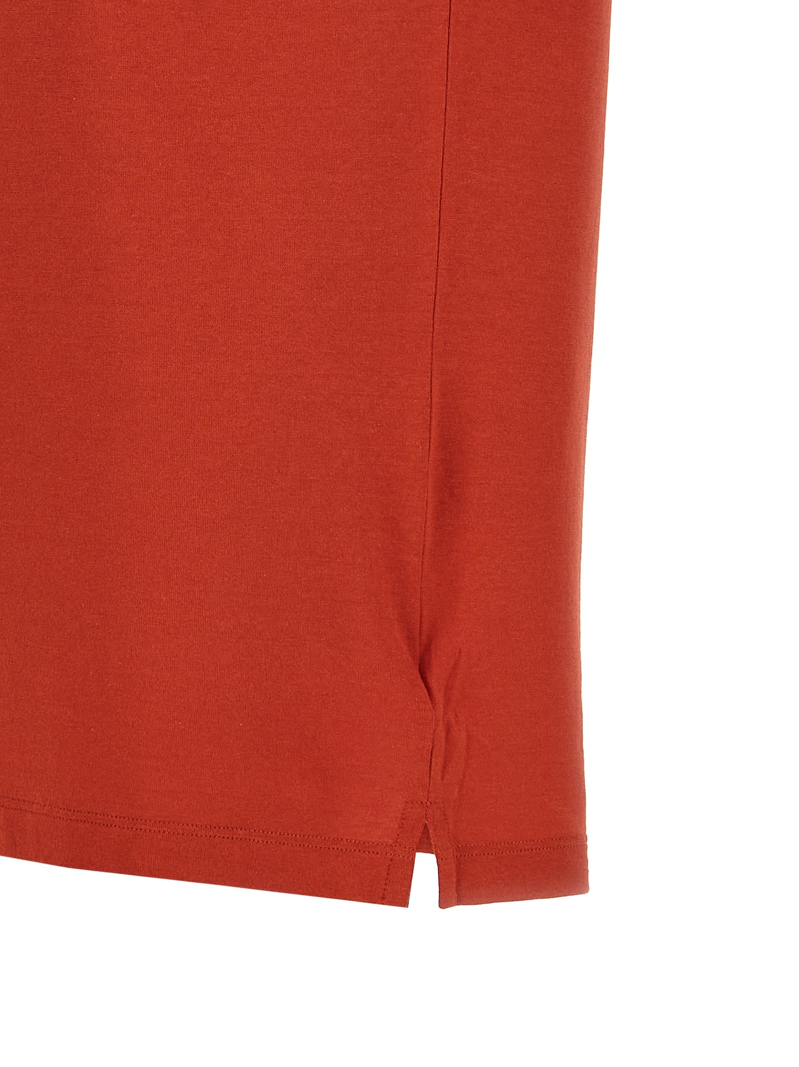 Polo Shirt by ZANONE for men in cotton orange presents a crisp silhouette, artfully detailed with a crisp and crisp .