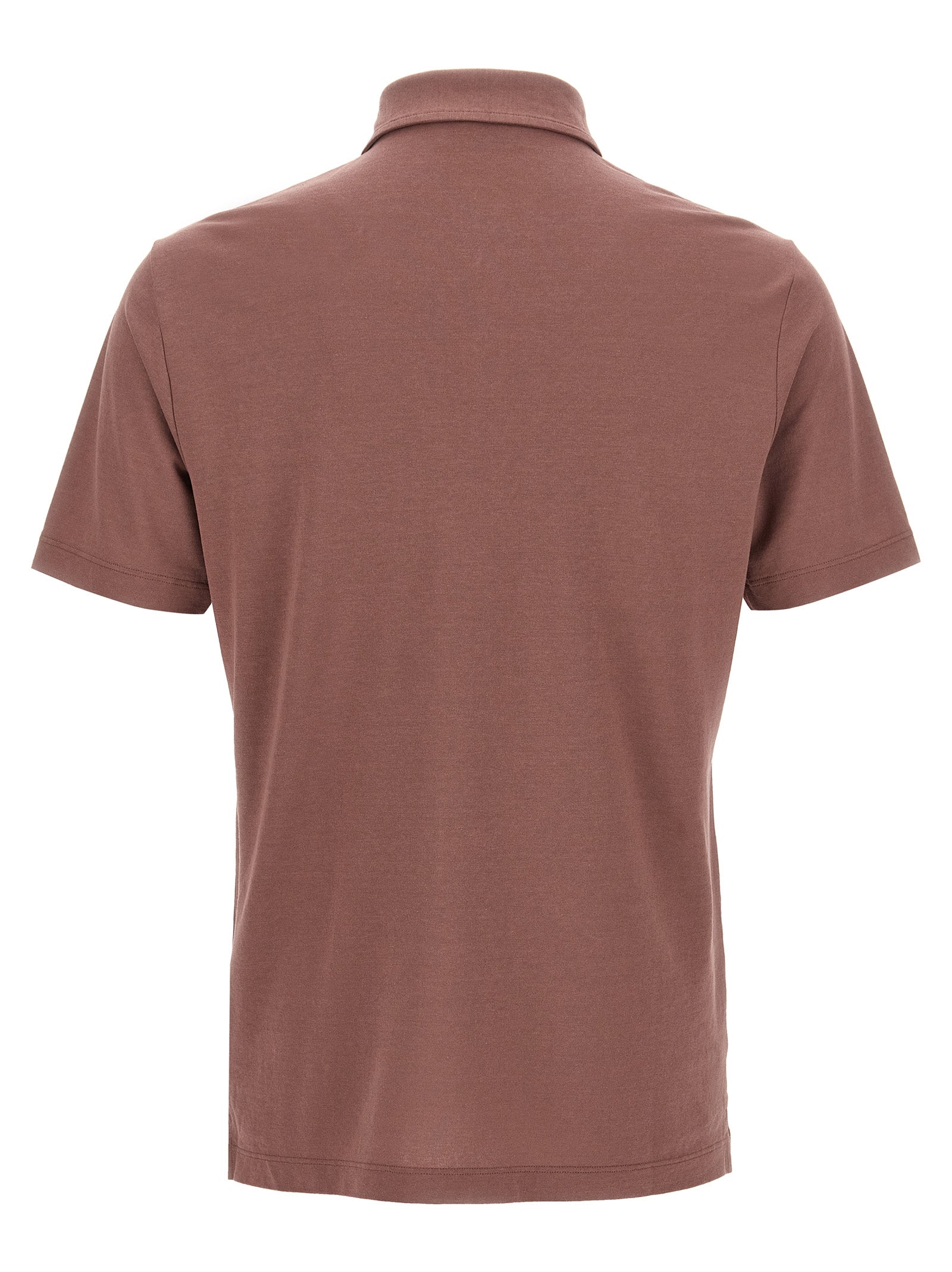 This Polo Shirt by ZANONE for men in cotton brown presents a flawless silhouette, showcasing flawless detailing and a refined for a truly flawless aesthetic.
