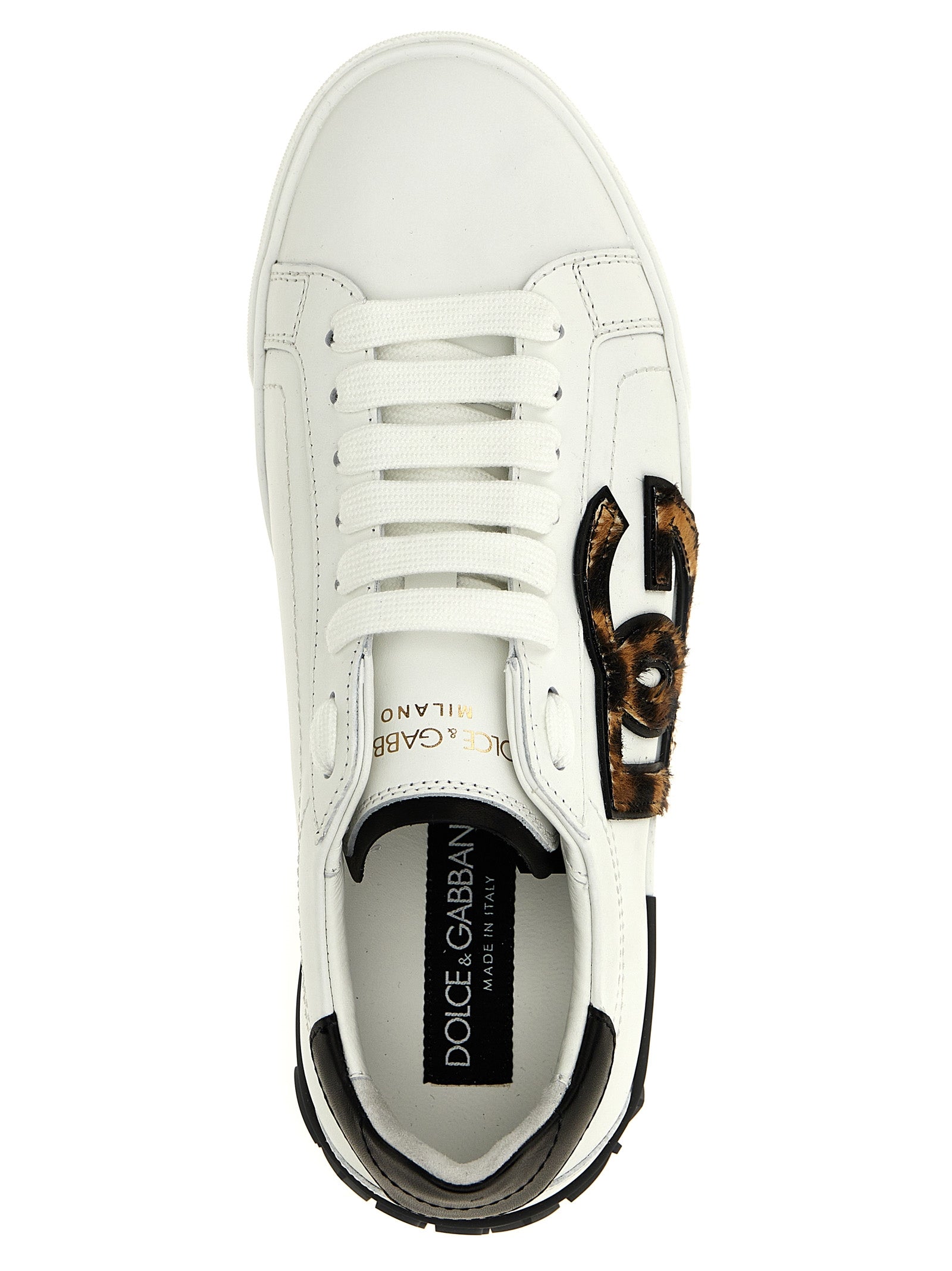 Sneakers by Dolce & Gabbana for women in calf & lamb leather multicolor features an versatile design from the Pony Women's Low Top Calf & Lamb Leather Sneakers collection, highlighting a versatile low-top style for a premium, high-fashion look.