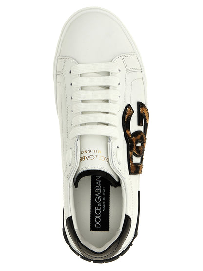 Sneakers by Dolce & Gabbana for women in calf & lamb leather multicolor features an versatile design from the Pony Women's Low Top Calf & Lamb Leather Sneakers collection, highlighting a versatile low-top style for a premium, high-fashion look.