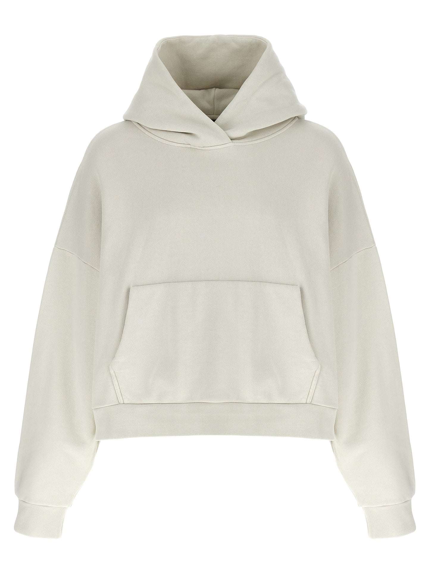Sweatshirt Hoodie by Entire Studios for men in cotton beige features an luminous silhouette, showcasing a sophisticated hooded neckline and for a truly luminous look.