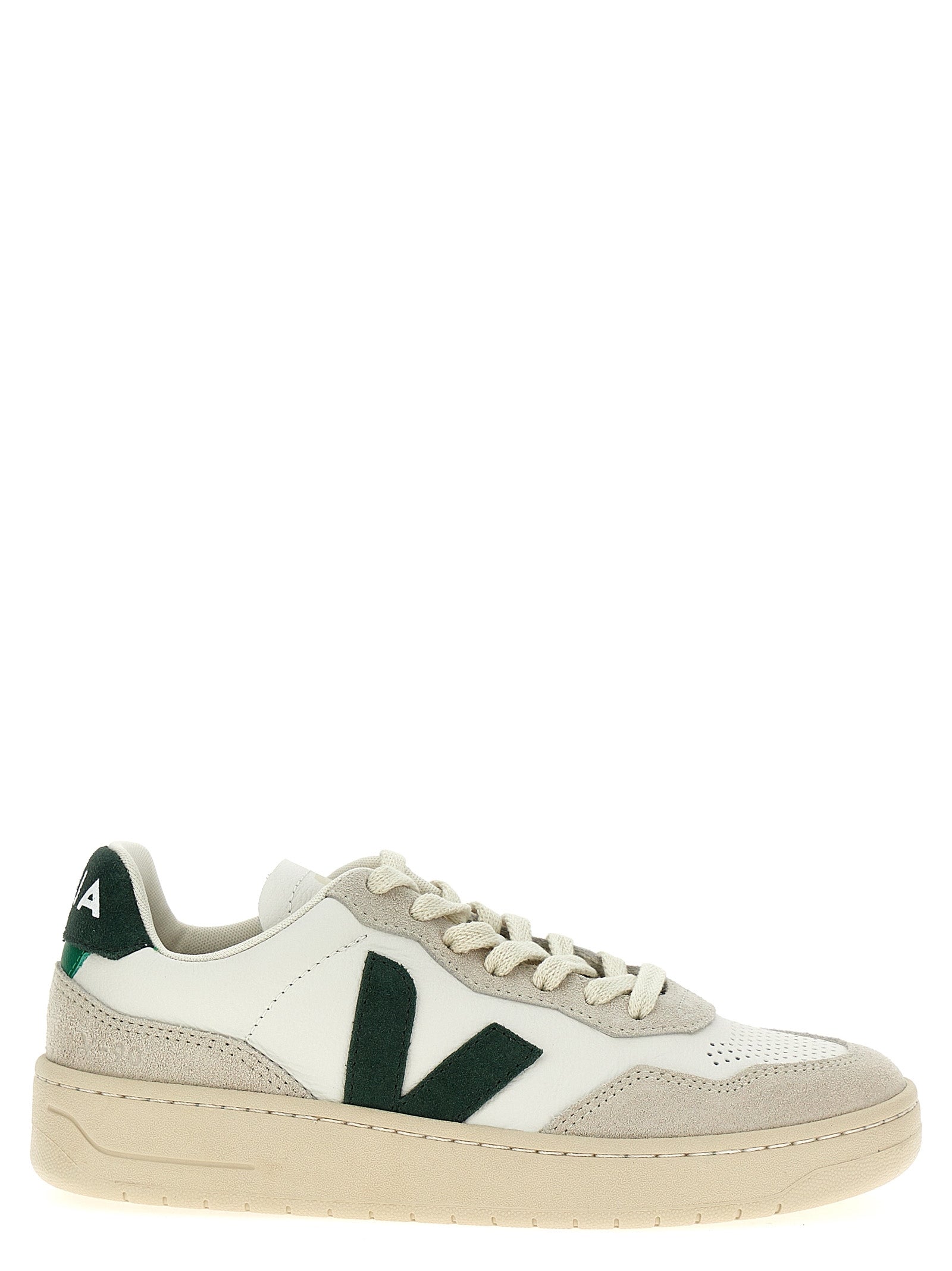 Sneakers by Veja for women in suede leather & rubber bicolour & green features an versatile design from the Women's Low Top Suede Leather & Rubber Sneakers collection, highlighting a versatile low-top style for a premium, high-fashion look.