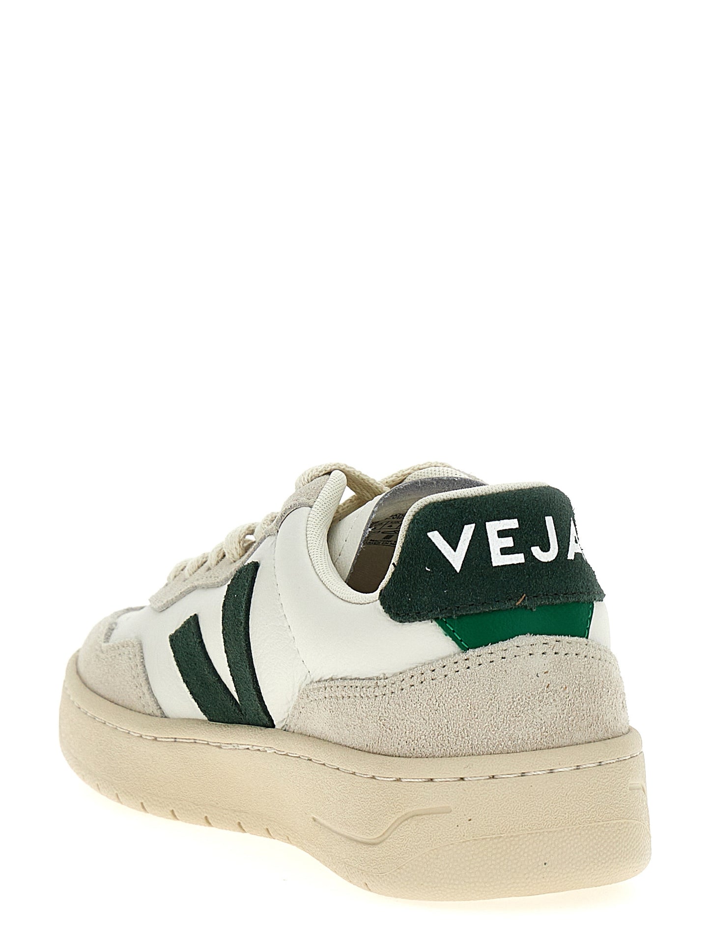 Sneakers by Veja for women in suede leather & rubber bicolour & green presents a on trend silhouette from the Women's Low Top Suede Leather & Rubber Sneakers collection, showcasing a on trend low-top style for an elevated aesthetic.