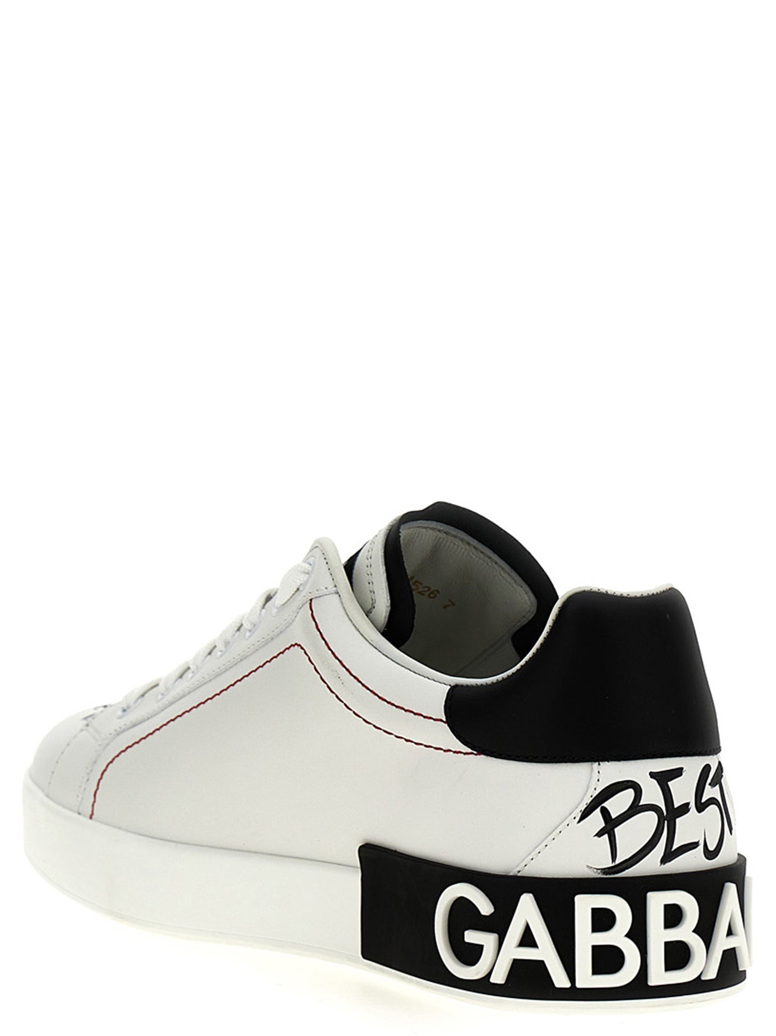 Sneakers by Dolce & Gabbana for men in calfskin leather bicolour, black & white presents a impeccable silhouette as Men's Fashion Calfskin Leather Sneakers, expertly defined by a impeccable fashion style for a impeccable, high-fashion look.