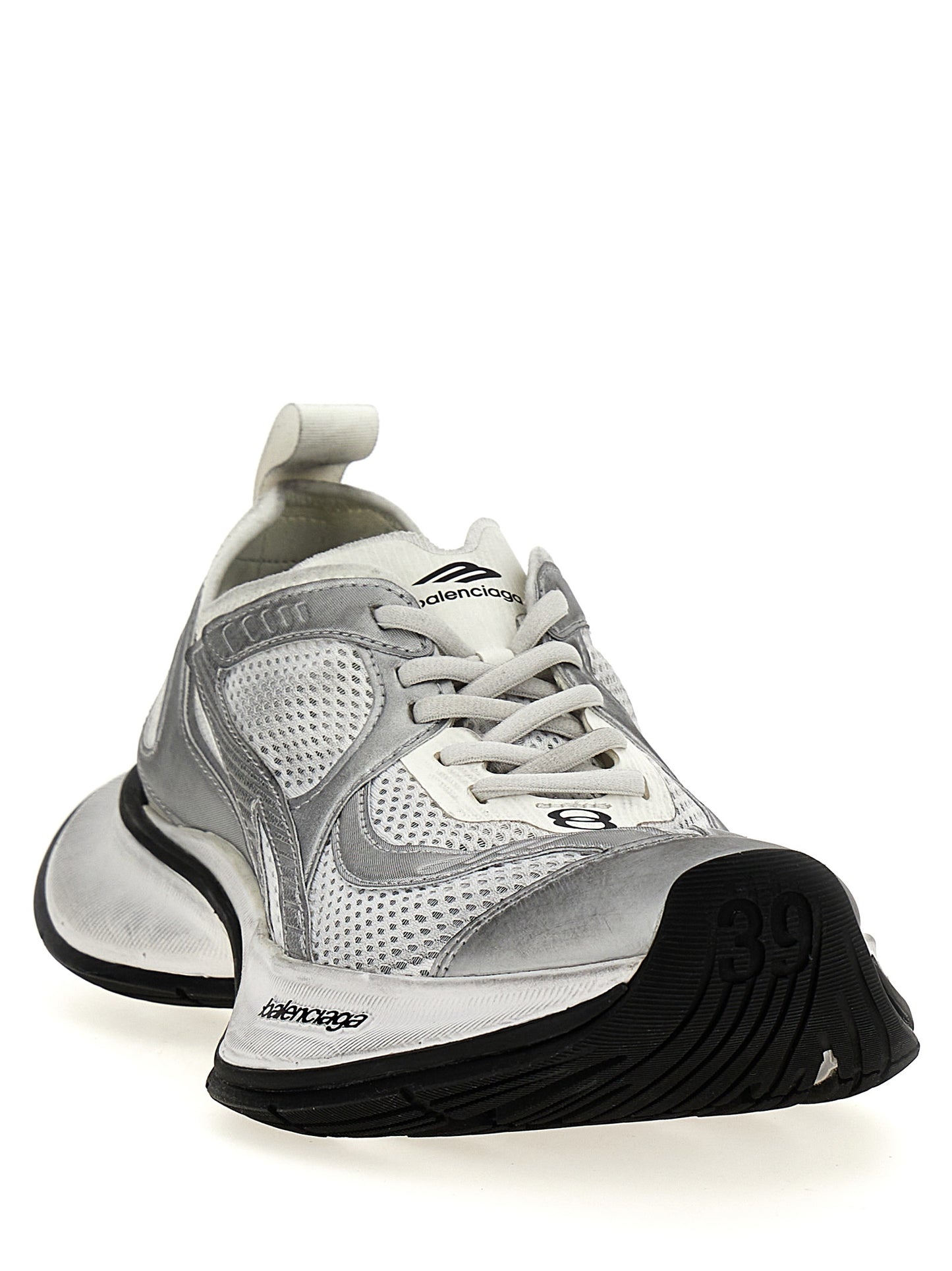 Athletic Sneakers by Balenciaga for women in tu polyester polyurethane & nylon gray showcases an impeccable silhouette, defined by an impeccable athletic style design that perfectly captures the essence of the Women's Athletic TU Polyester Polyurethane & Nylon Sneakers.