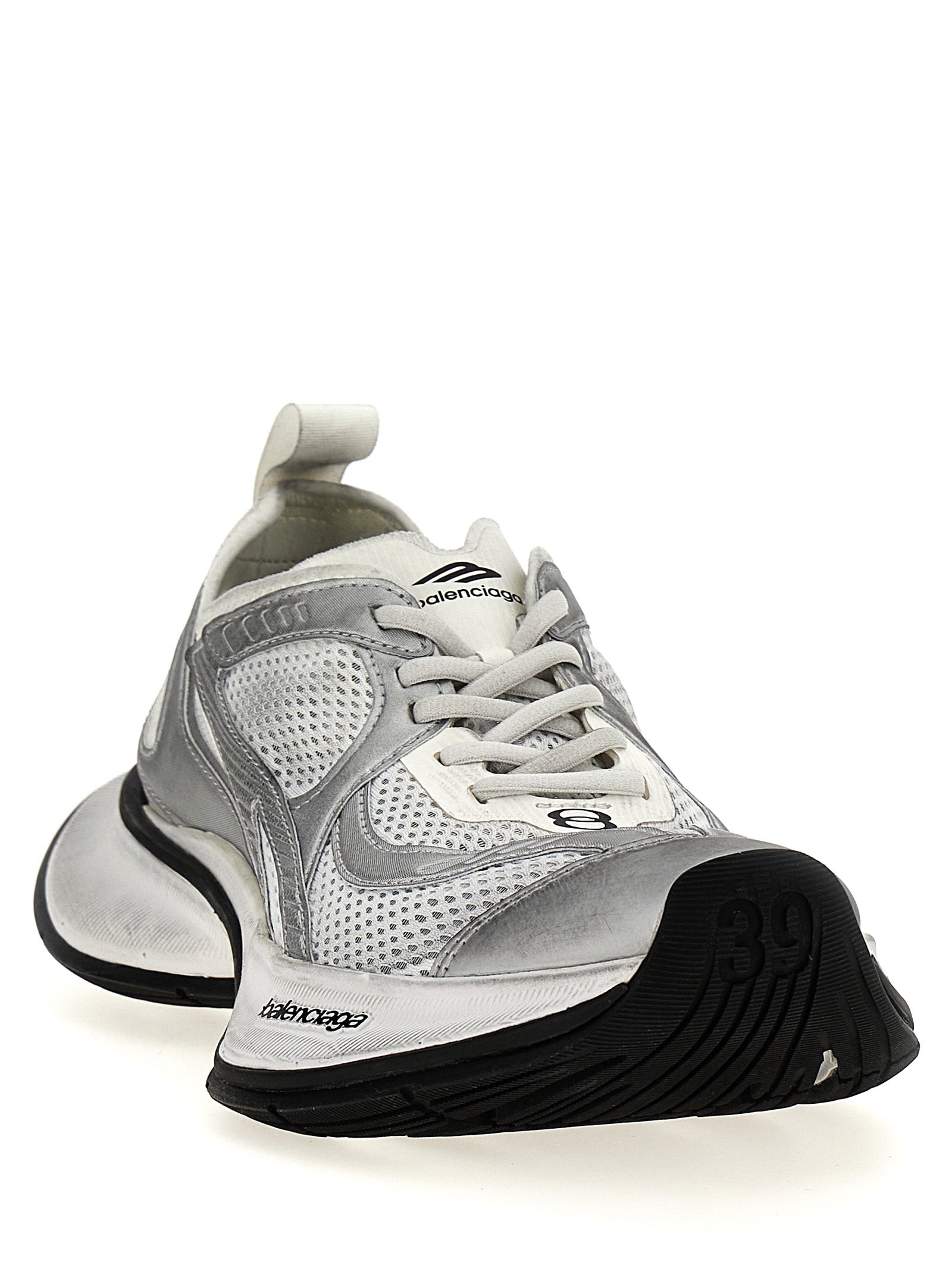 Athletic Sneakers by Balenciaga for women in tu polyester polyurethane & nylon gray showcases an impeccable silhouette, defined by an impeccable athletic style design that perfectly captures the essence of the Women's Athletic TU Polyester Polyurethane & Nylon Sneakers.