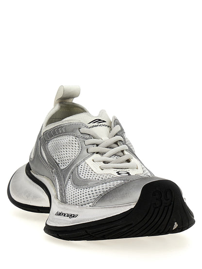 Athletic Sneakers by Balenciaga for women in tu polyester polyurethane & nylon gray showcases an impeccable silhouette, defined by an impeccable athletic style design that perfectly captures the essence of the Women's Athletic TU Polyester Polyurethane & Nylon Sneakers.