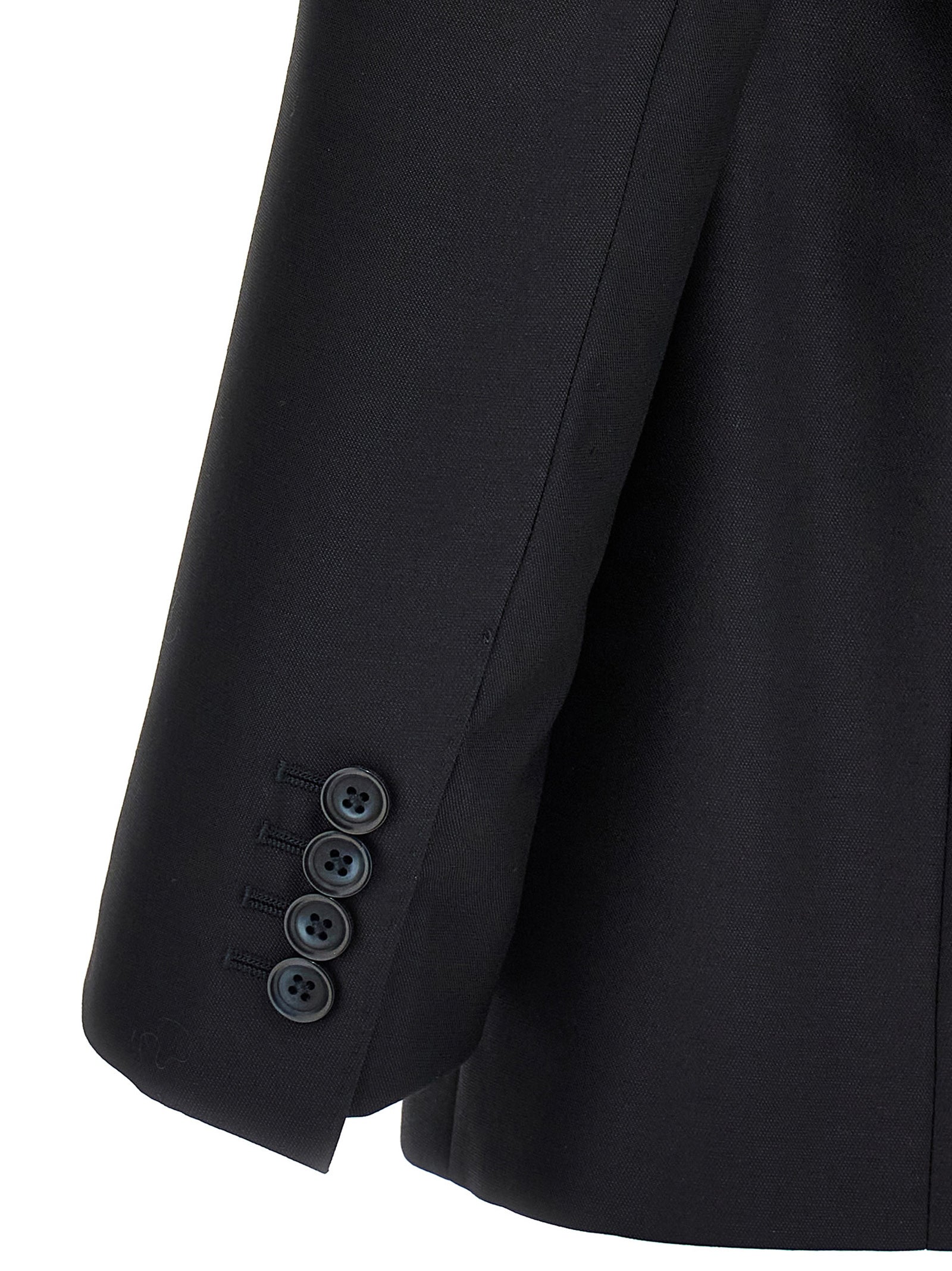 Pant Suit by Dolce & Gabbana for men in silk canvas & virgin wool blue presents a sublime silhouette, showcasing a sophisticated and a sublime straight-leg that exemplifies modern elegance.