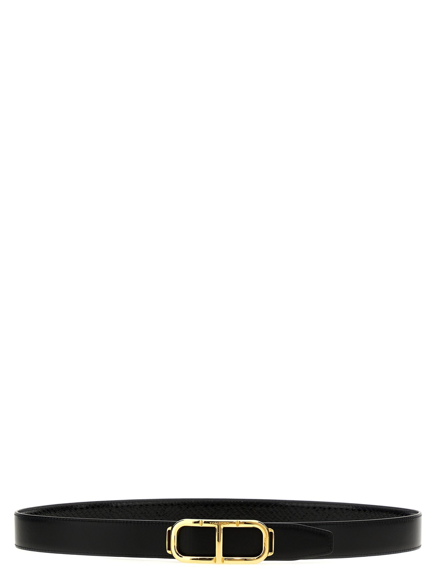 Belt by Tom Ford for men in patent python leather black & print presents a artisanal silhouette from the Patent Python Leather Belt collection, showcasing an artisanal design and refined craftsmanship for a artisanal look.
