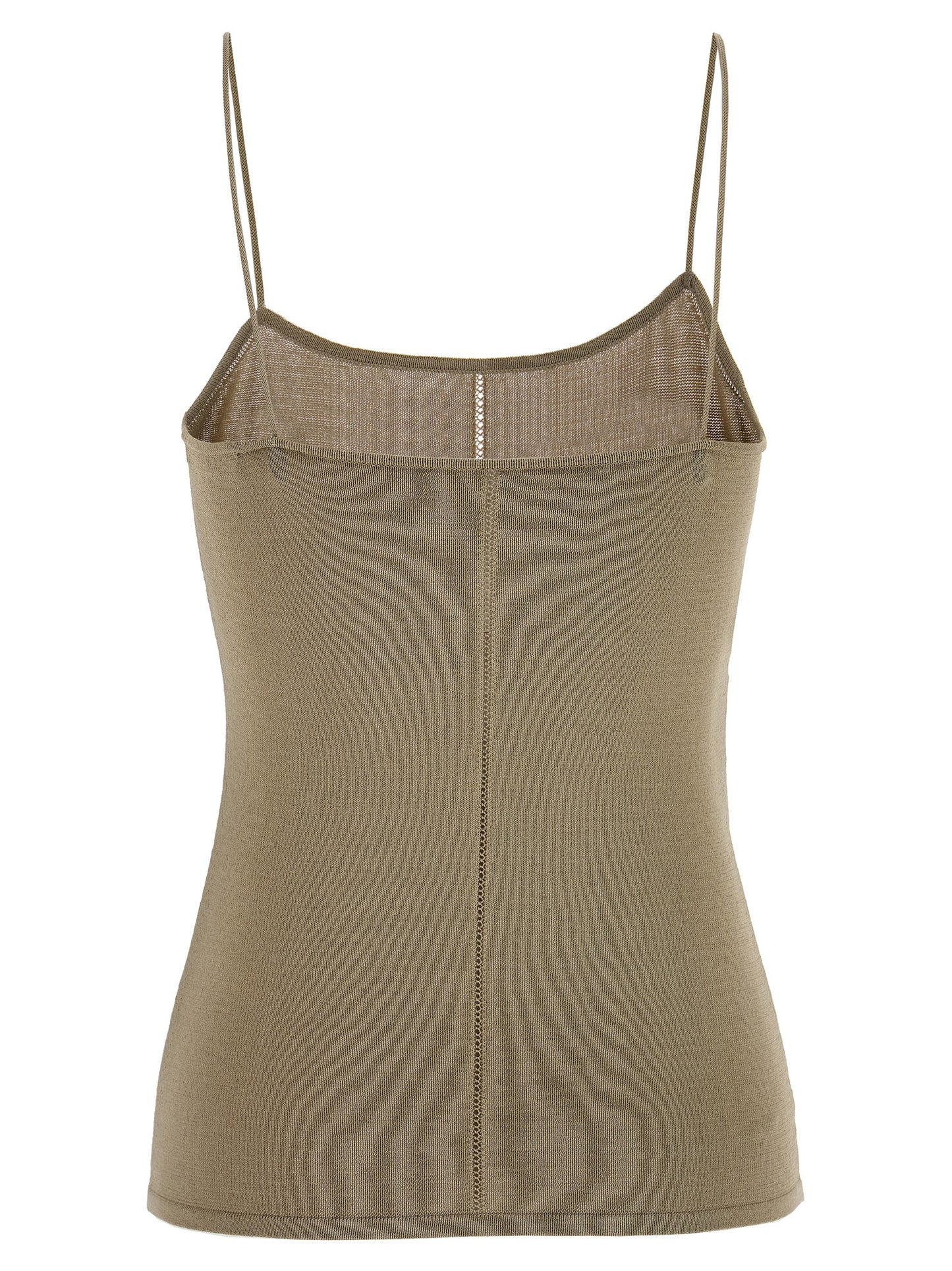 Tank Top by Lemaire for women in polyamide viscose beige & signature presents a uncompromising silhouette, artfully detailed with a uncompromising and for a sophisticated, uncompromising finish.