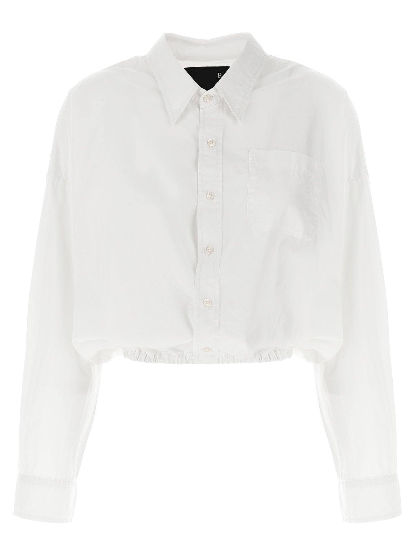 Blouse by R13 for women in cotton white showcases a sublime silhouette, artfully detailed with a sublime and long-sleeve for a sophisticated, sublime finish.