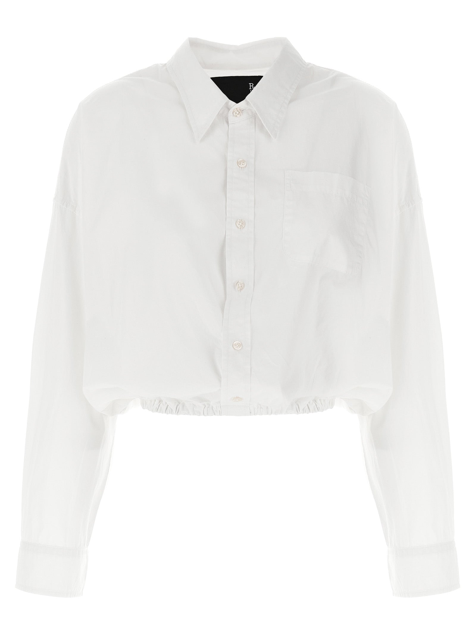 Blouse by R13 for women in cotton white showcases a sublime silhouette, artfully detailed with a sublime and long-sleeve for a sophisticated, sublime finish.