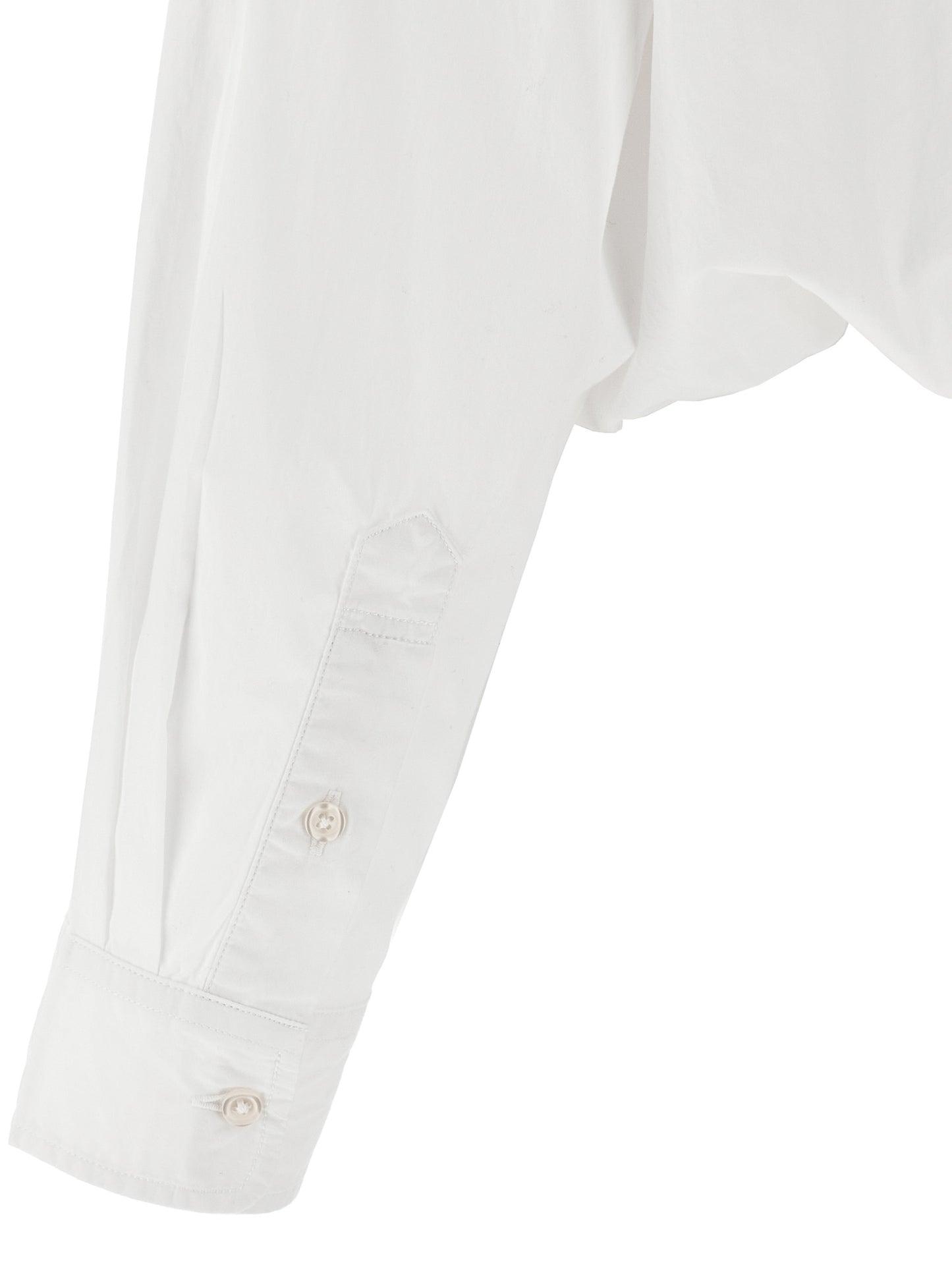 Blouse by R13 for women in cotton white presents a discerning silhouette, showcasing a sophisticated and for a truly discerning finish.