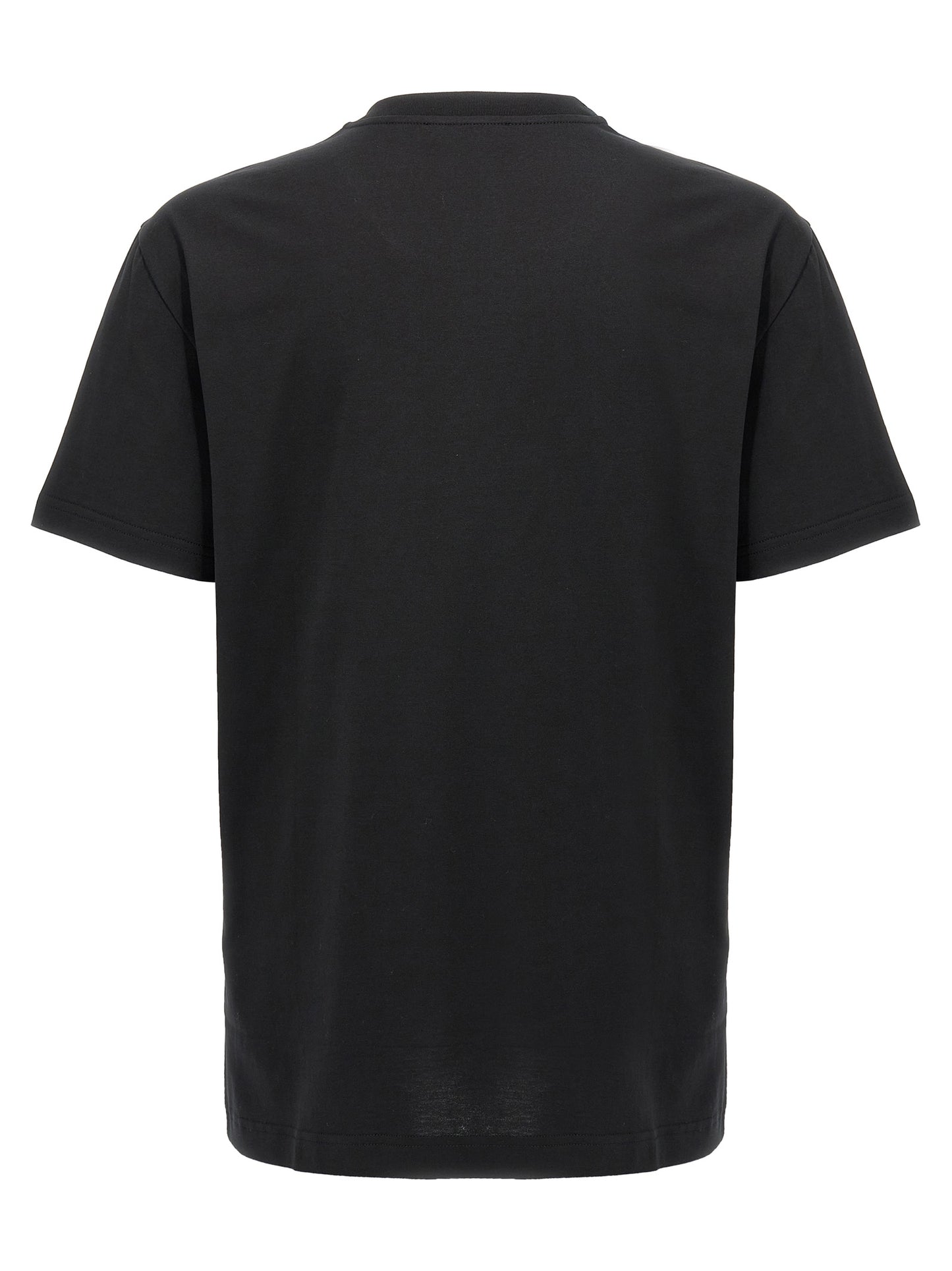 T-Shirt by Dolce & Gabbana for men in cotton black features an on trend silhouette, perfectly showcasing a on trend and crew neckline for an elevated aesthetic.