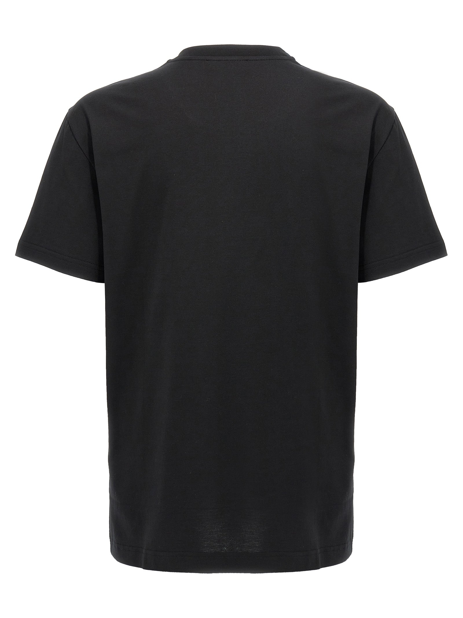 T-Shirt by Dolce & Gabbana for men in cotton black features an on trend silhouette, perfectly showcasing a on trend and crew neckline for an elevated aesthetic.