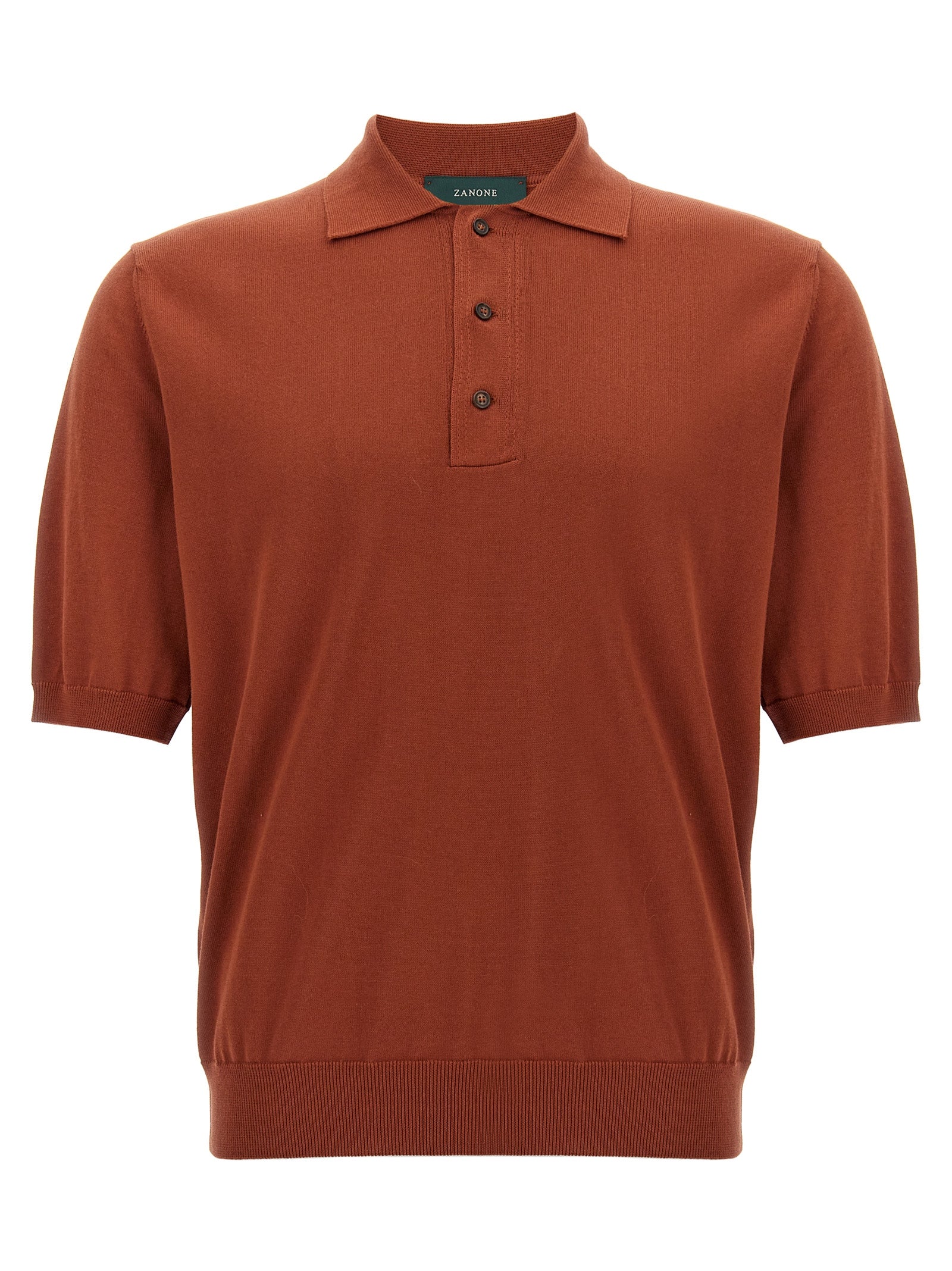 Polo Shirt by ZANONE for men in cotton multicolor & red features a eye catching silhouette, showcasing a refined and for a eye catching finish.