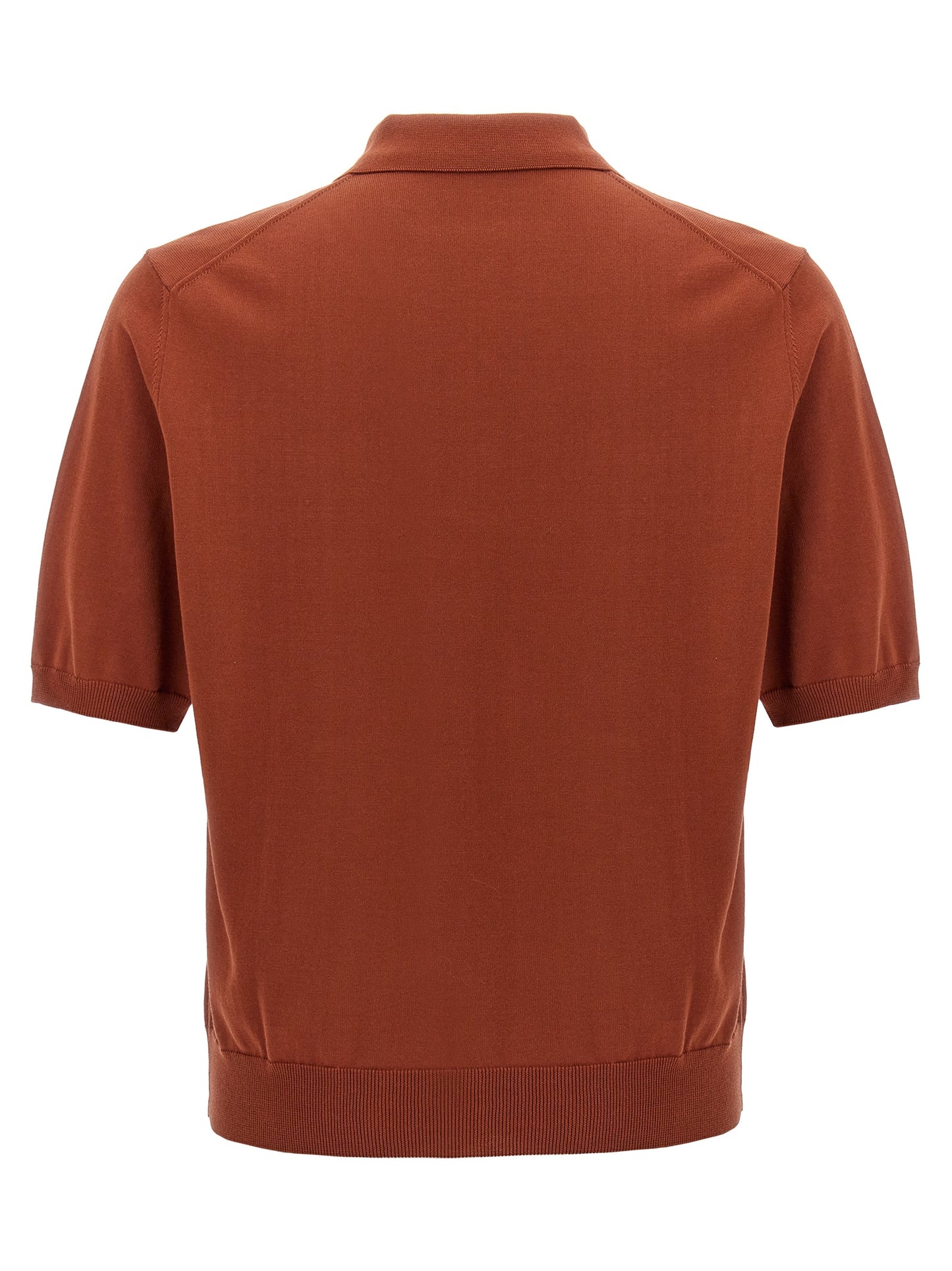 Polo Shirt by ZANONE for men in cotton multicolor & red presents a distinguished silhouette, showcasing a sophisticated and distinguished for a truly distinguished finish.