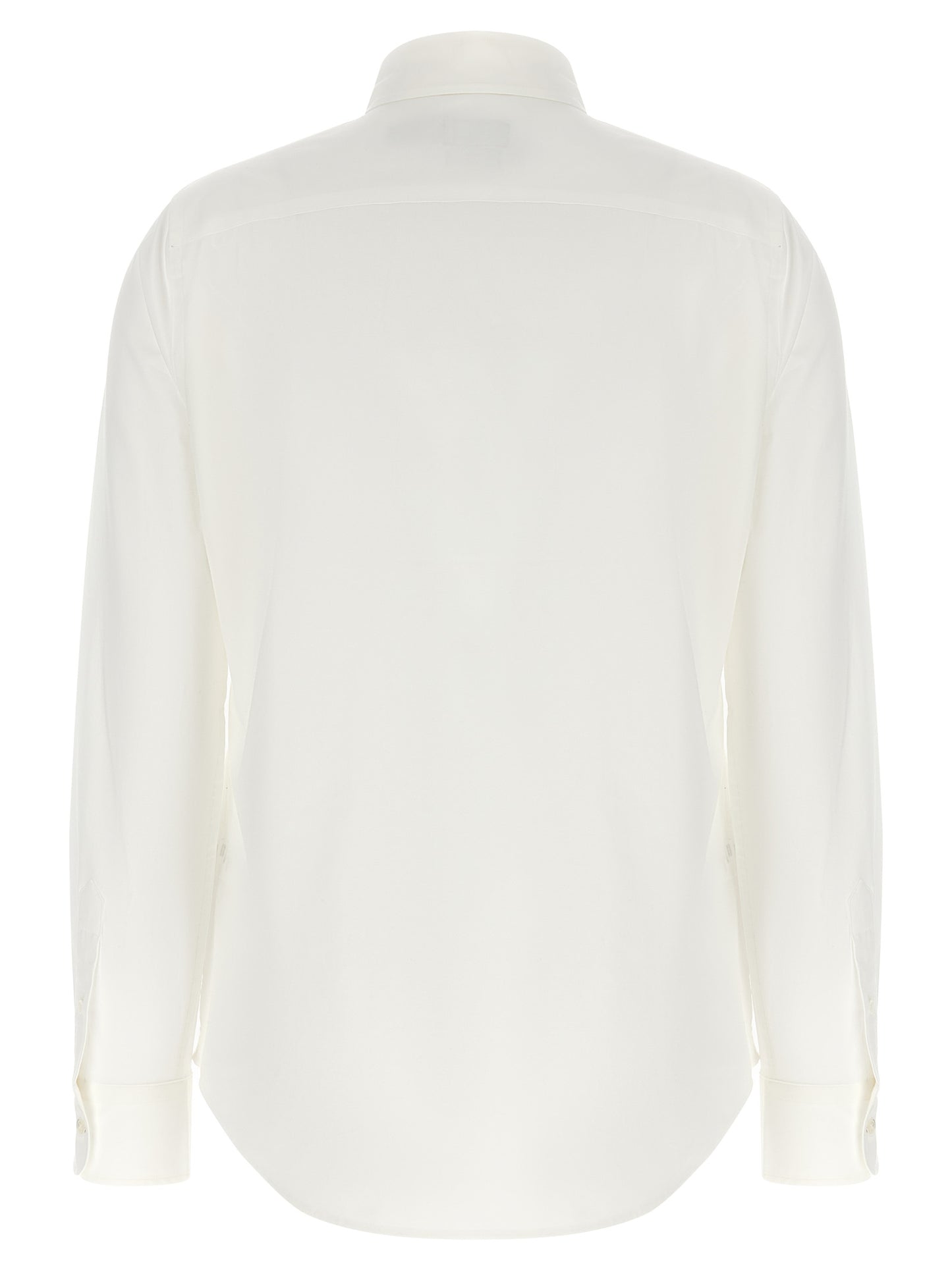 Blouse by Polo Ralph Lauren for women in stretch cotton pearl, white & signature presents a discerning silhouette, showcasing a sophisticated and for a truly discerning finish.