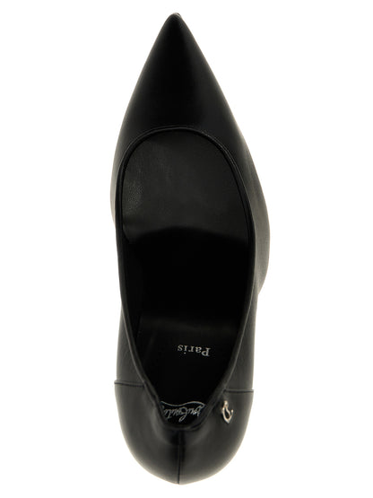 Christian Louboutin Black Napa Leather / Calf Bos Taurus High Heel Pumps