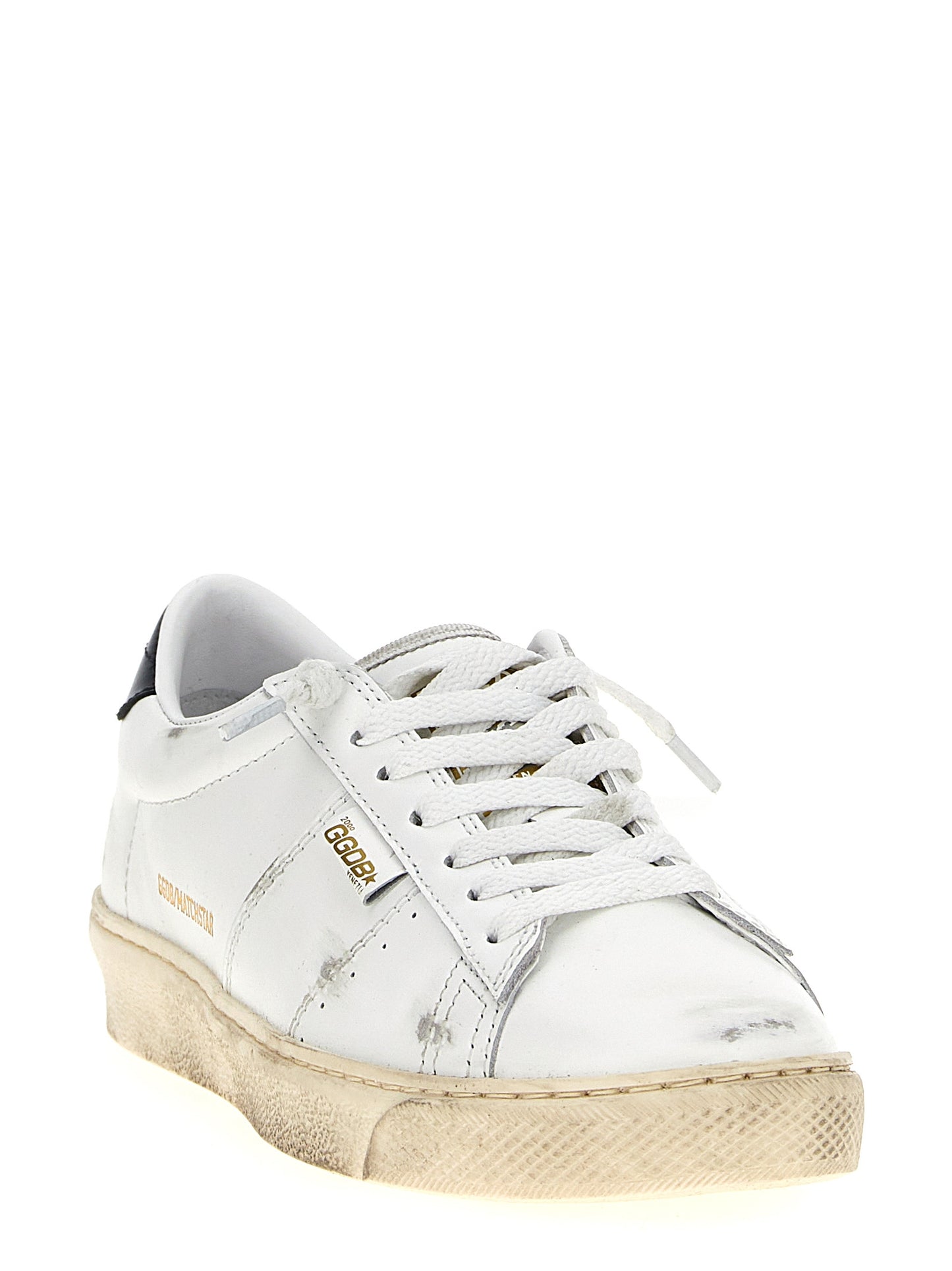 Sneakers by Golden Goose for women in cowhide leather blue presents a on trend silhouette from the Women's Low Top Cowhide Leather Sneakers collection, showcasing a on trend low-top style for an elevated aesthetic.