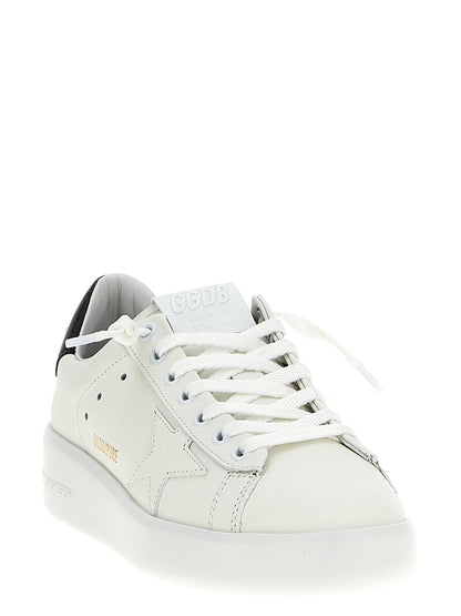 Sneakers by Golden Goose for women in bos taurus patent cowhide leather black & signature presents a impeccable silhouette as Icons Star Women's Low Top Bos Taurus Patent Cowhide Leather Sneakers, expertly defined by a impeccable low-top style for a impeccable, high-fashion look.