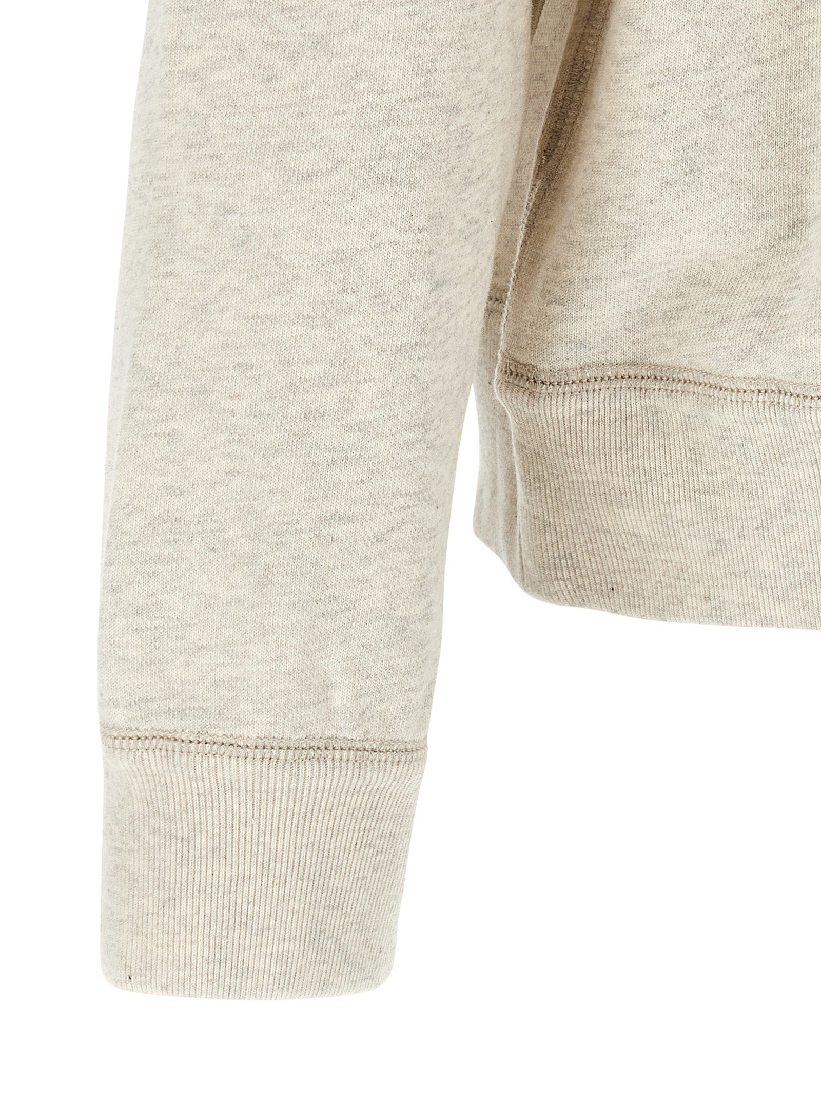 Sweatshirt by Isabel Marant for men in polyester cotton velvet gray features an magnificent silhouette, showcasing a sophisticated and detail for a truly magnificent finish.