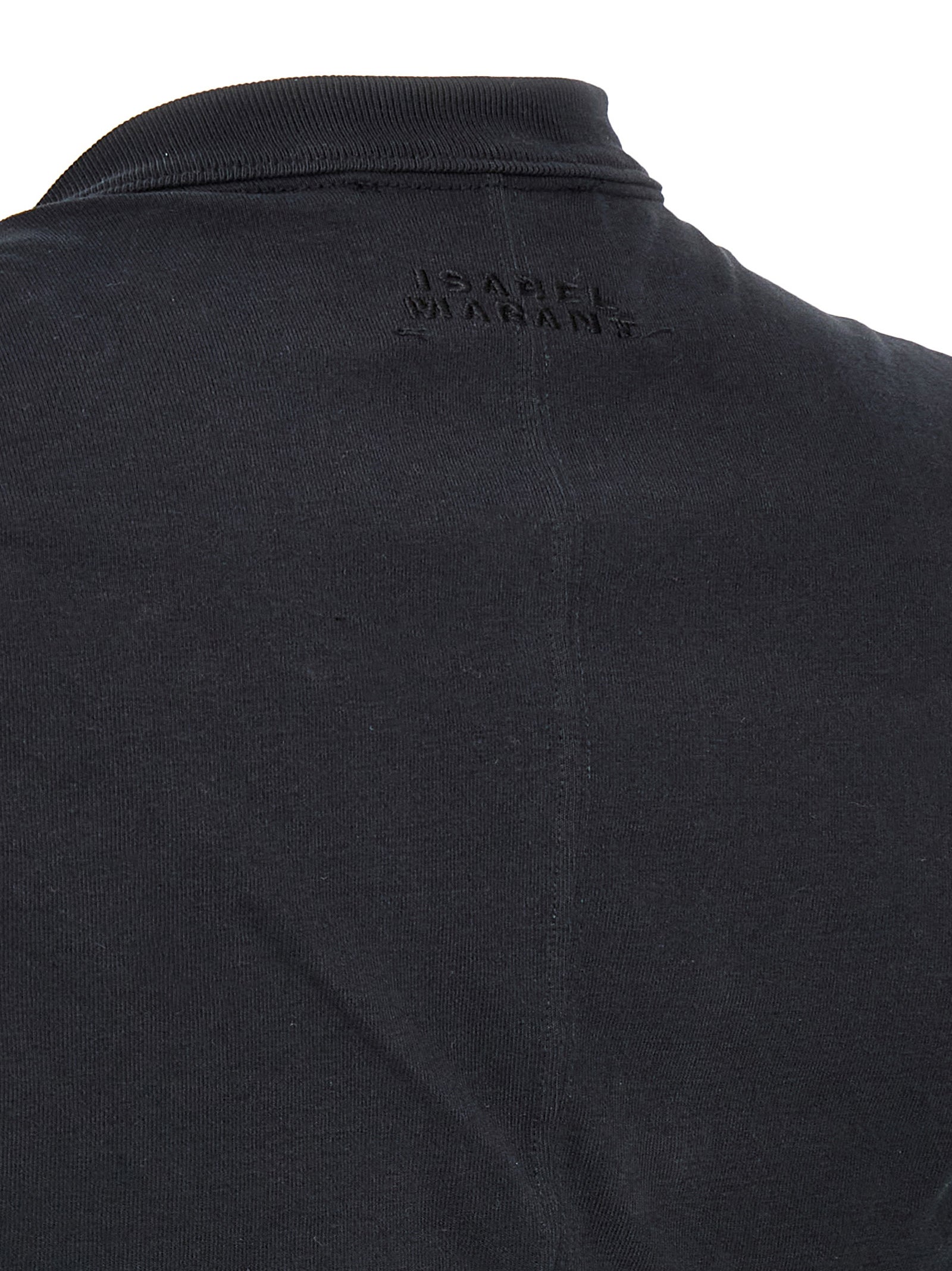 T-Shirt by Isabel Marant for women in cotton black features a plush silhouette, showcasing a sophisticated and for a truly plush finish.
