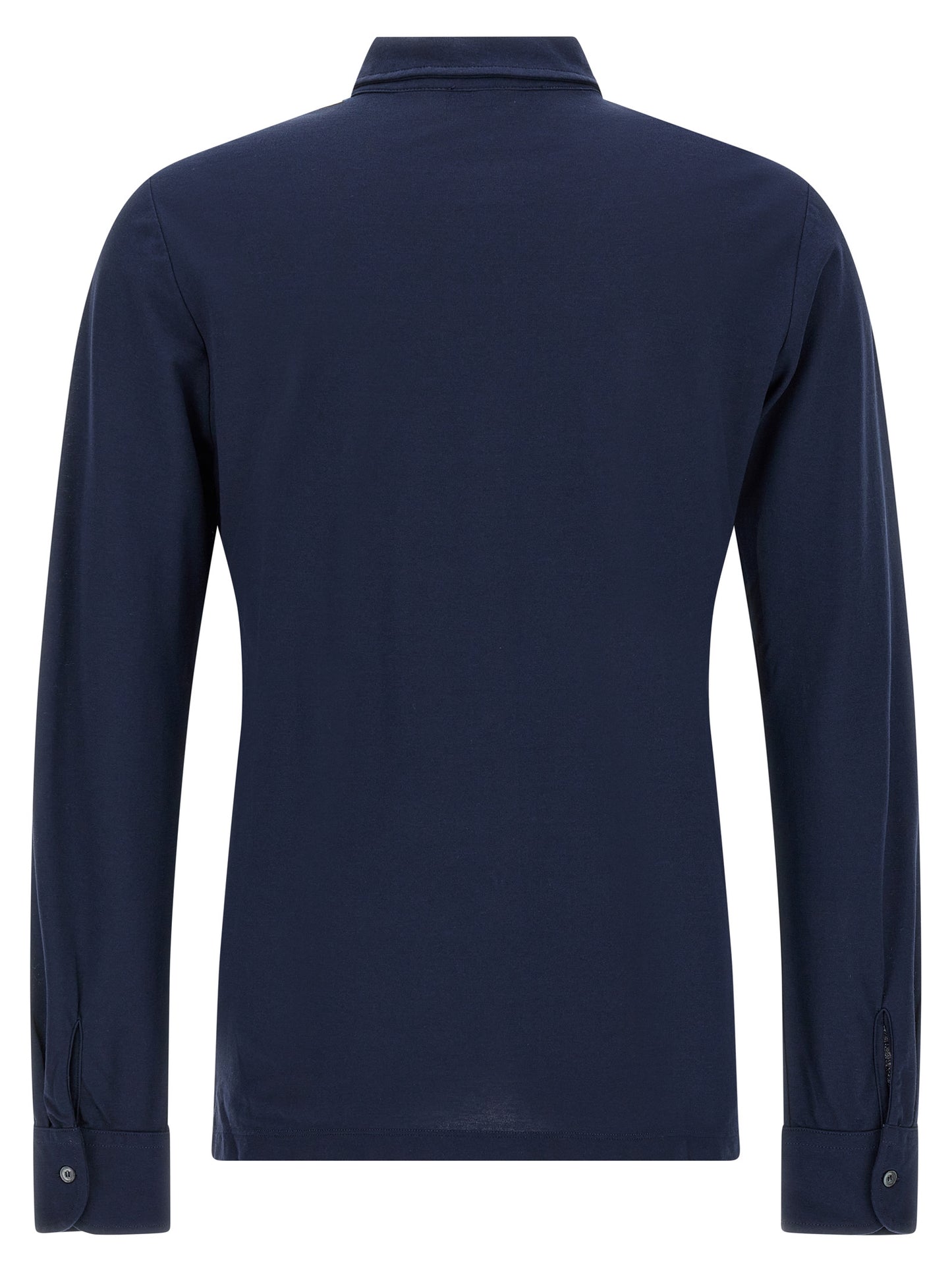 Shirt by ZANONE for men in cotton blue features an polished silhouette, showcasing a sophisticated and detail for a truly polished finish.