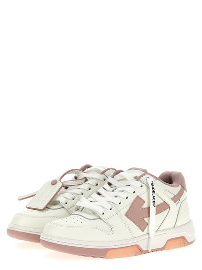 Sneakers by Off-White for women in polyester rubber leather multicolor, pink & white features an versatile design from the Women's Low Top Polyester Rubber Leather Sneakers collection, highlighting a versatile low-top style for a premium, high-fashion look.