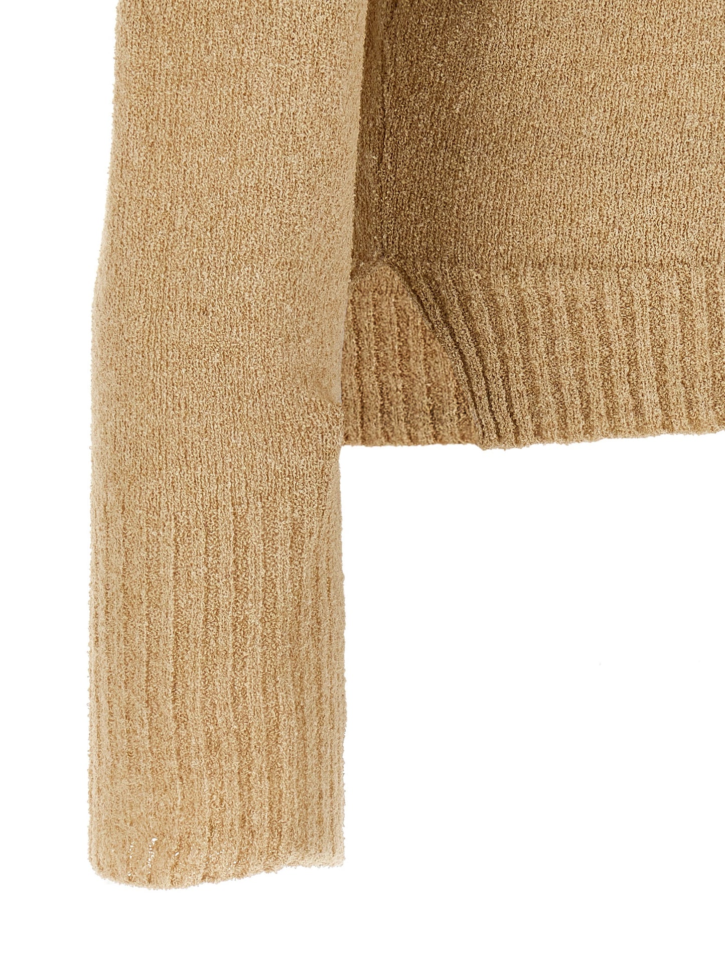 Polo Shirt by MA'RY'YA for men in polyamide modacrylic & cotton beige showcases a enviable silhouette, featuring a refined and for a enviable finish.