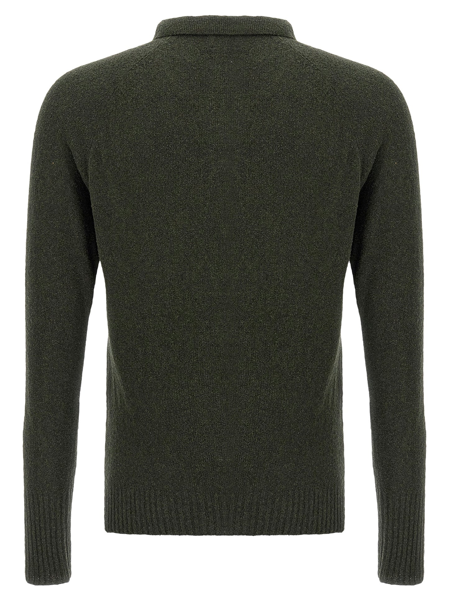 Polo Shirt by MA'RY'YA for men in polyamide modacrylic & cotton bicolour & green showcases a enviable silhouette, featuring a refined and for a enviable finish.