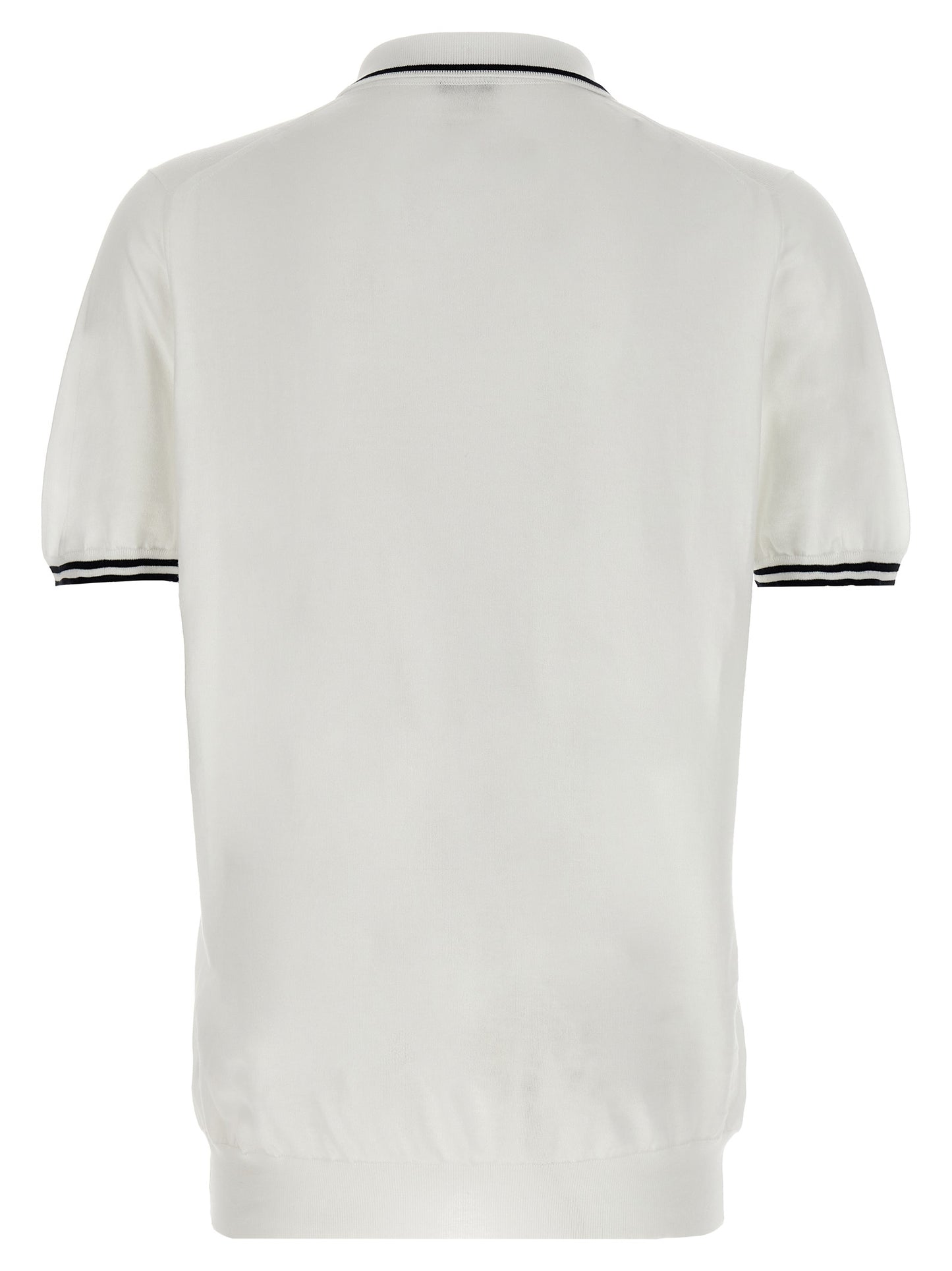 Polo Shirt by Kiton for men in cotton white showcases a enviable silhouette, featuring a refined and for a enviable finish.